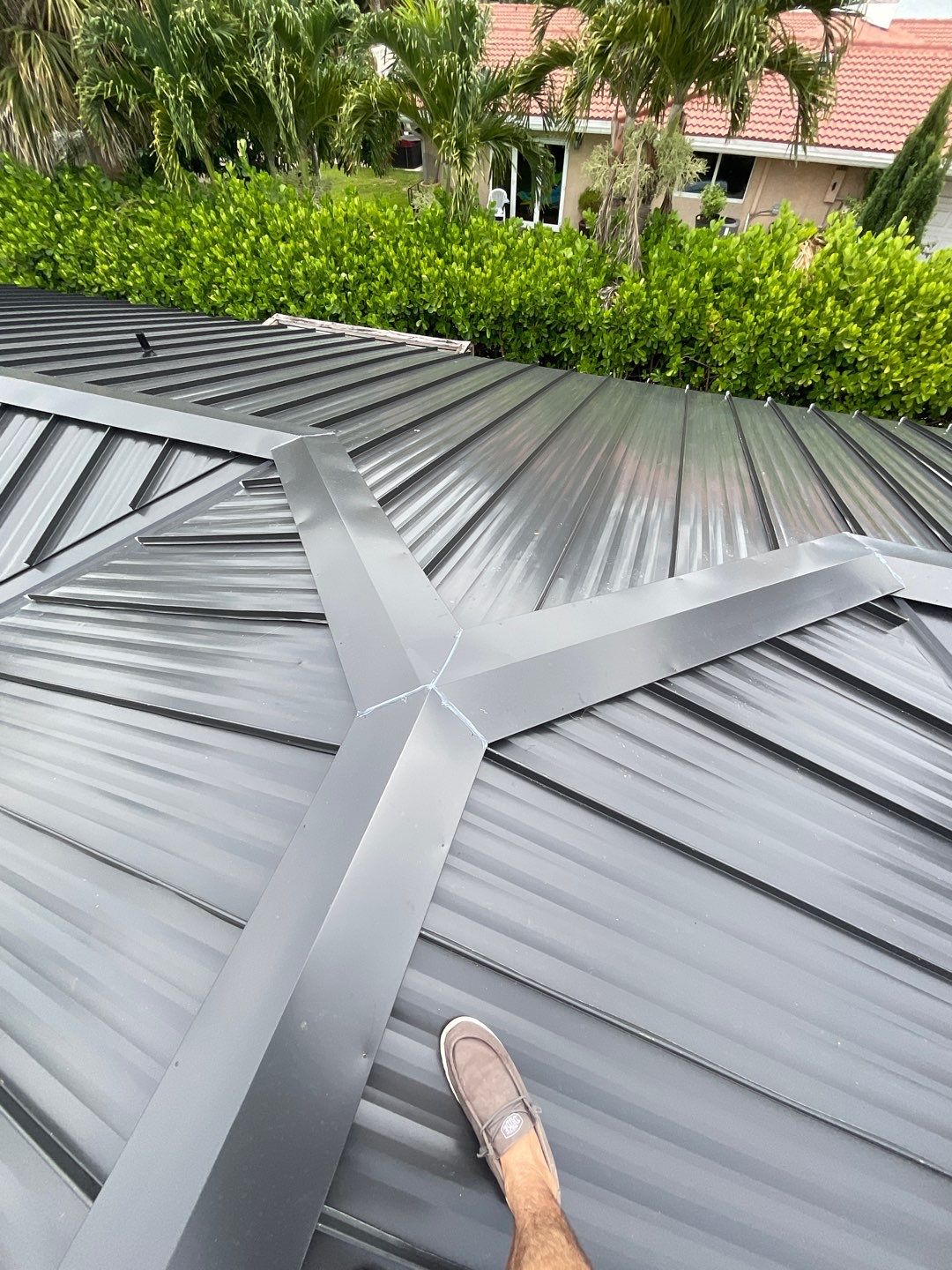 Residential Re-Roof using MS Metals, Aluminum Standing Seam Roof by First Due Roofing