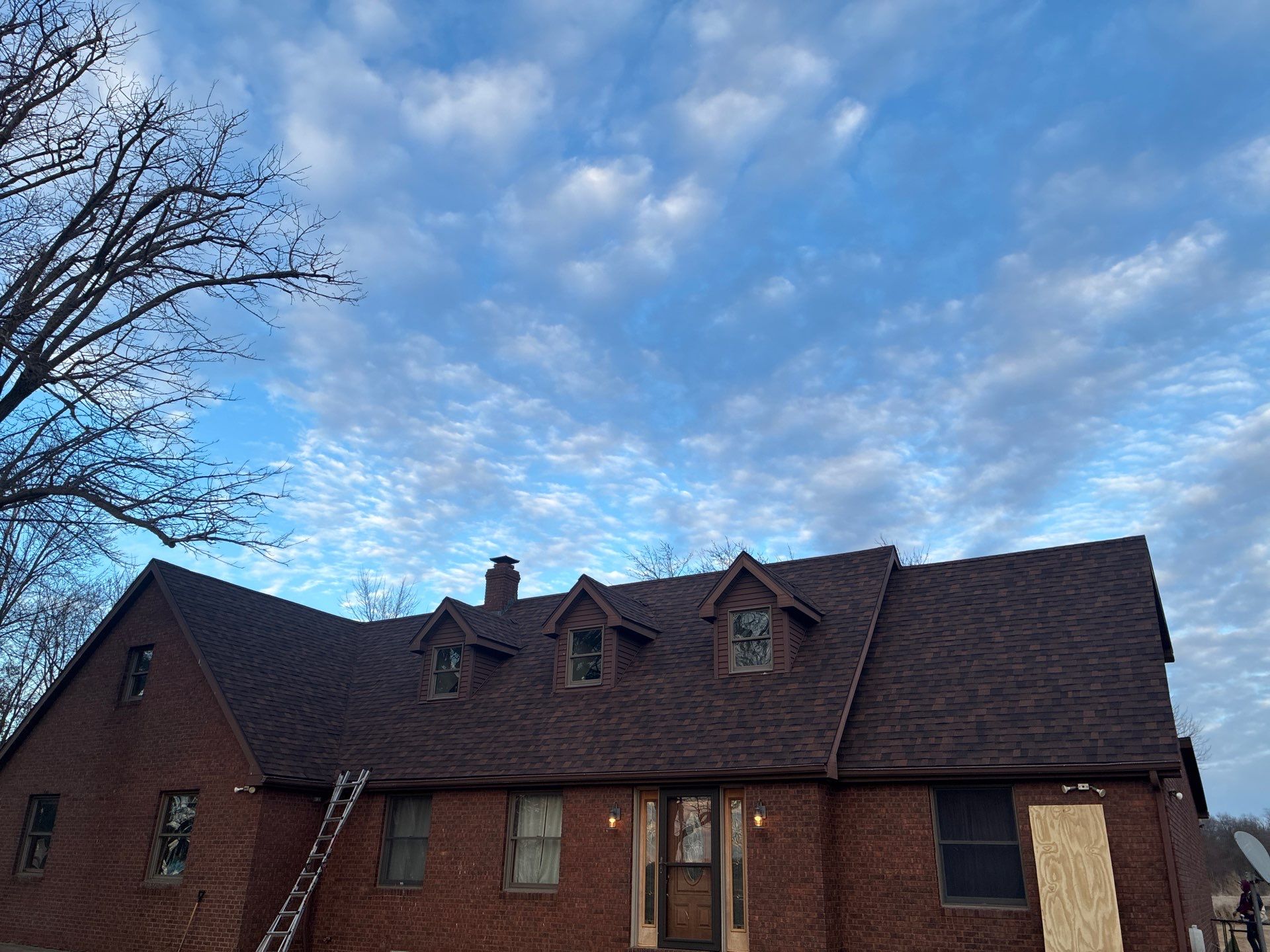 Project in Eaton, IN by Rodeffer Roofing INC