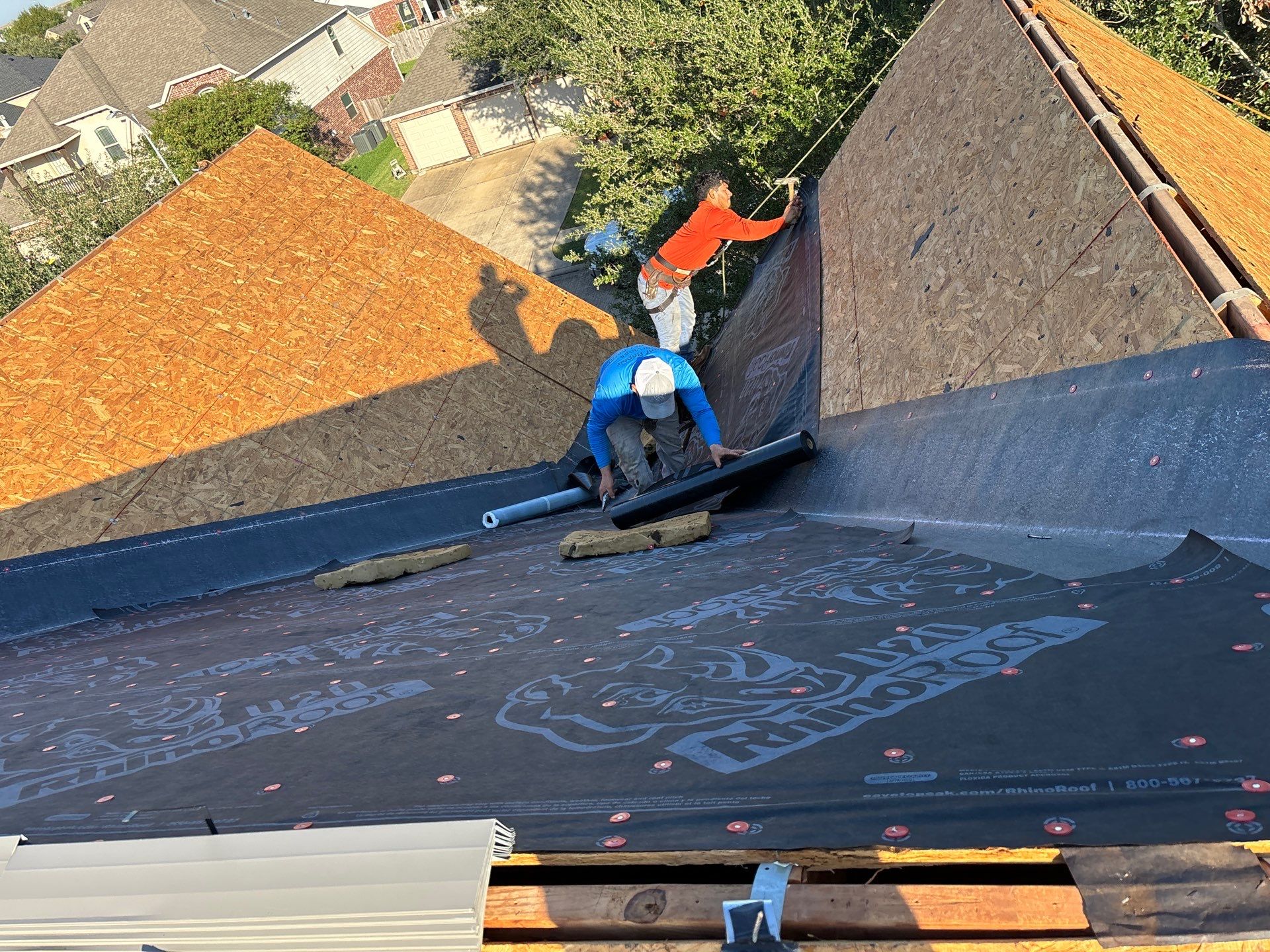 Residential Roofing Installation using Owen's Corning Duration (Lifetime) Shingles by Roof Repair Company