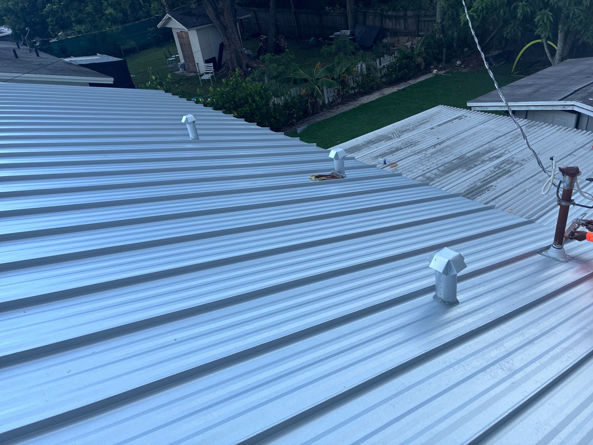 26ga 1.5" Mechanical Seam Mill Finish  by Total Roofing System The Metal Roof Experts
