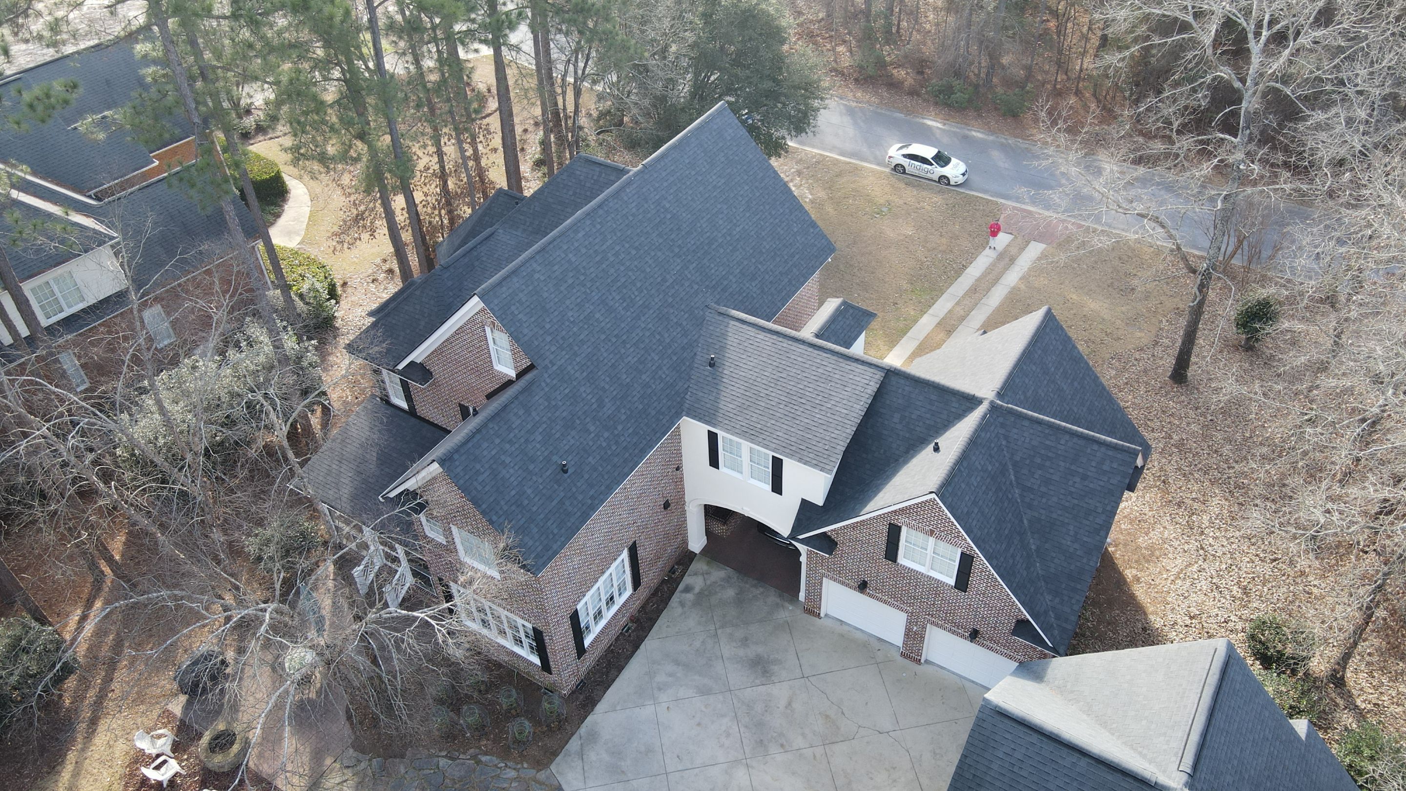 Residential Roofing Installation using Owens Corning Duration Williamsbur Gray by Indigo State Roofing