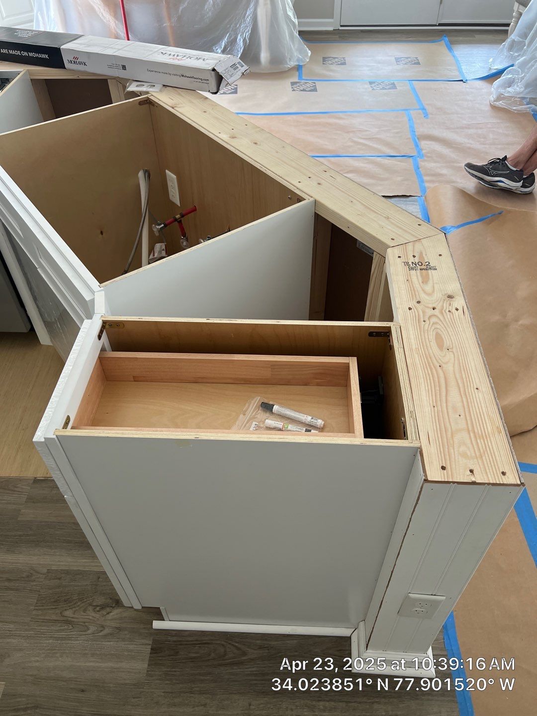 Water Damage Restoration using Mowhawk Flooring by RGR Construction and Roofing, LLC