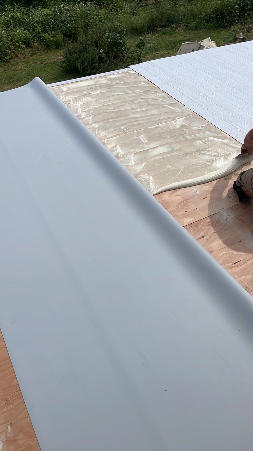 Residential Deck Replacement using Dec-Tec Membrane Color: Grafton by Orezona Building & Roofing Company, Inc.