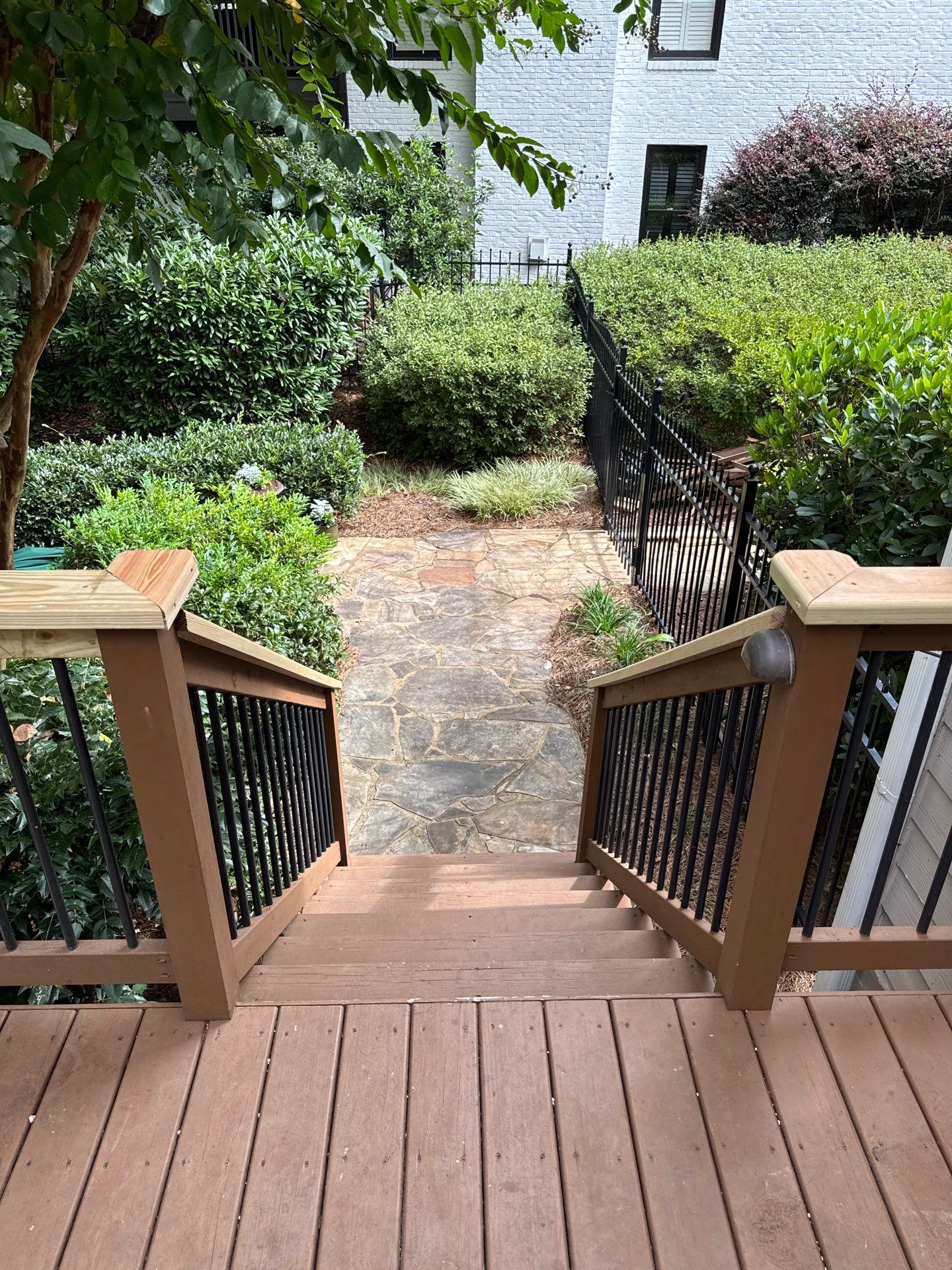 Exterior Deck and Pergola Staining Project in Kennesaw by Swift Home Renovations