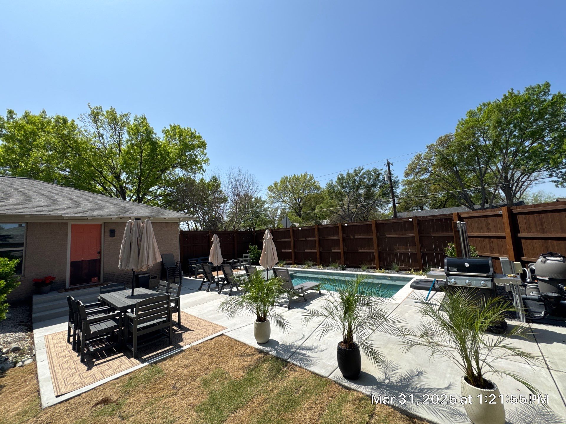 Sleek Modern Rectangular Pool by Pinnacle Pools and Spas - DFW