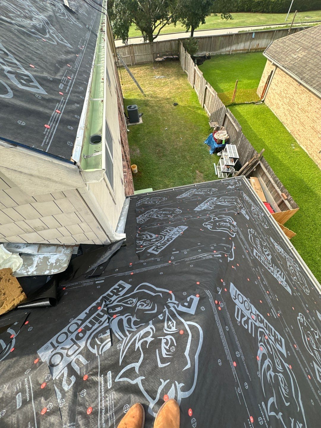 Residential Roofing Installation using Owen's Corning Duration (Lifetime) Shingles by Roof Repair Company