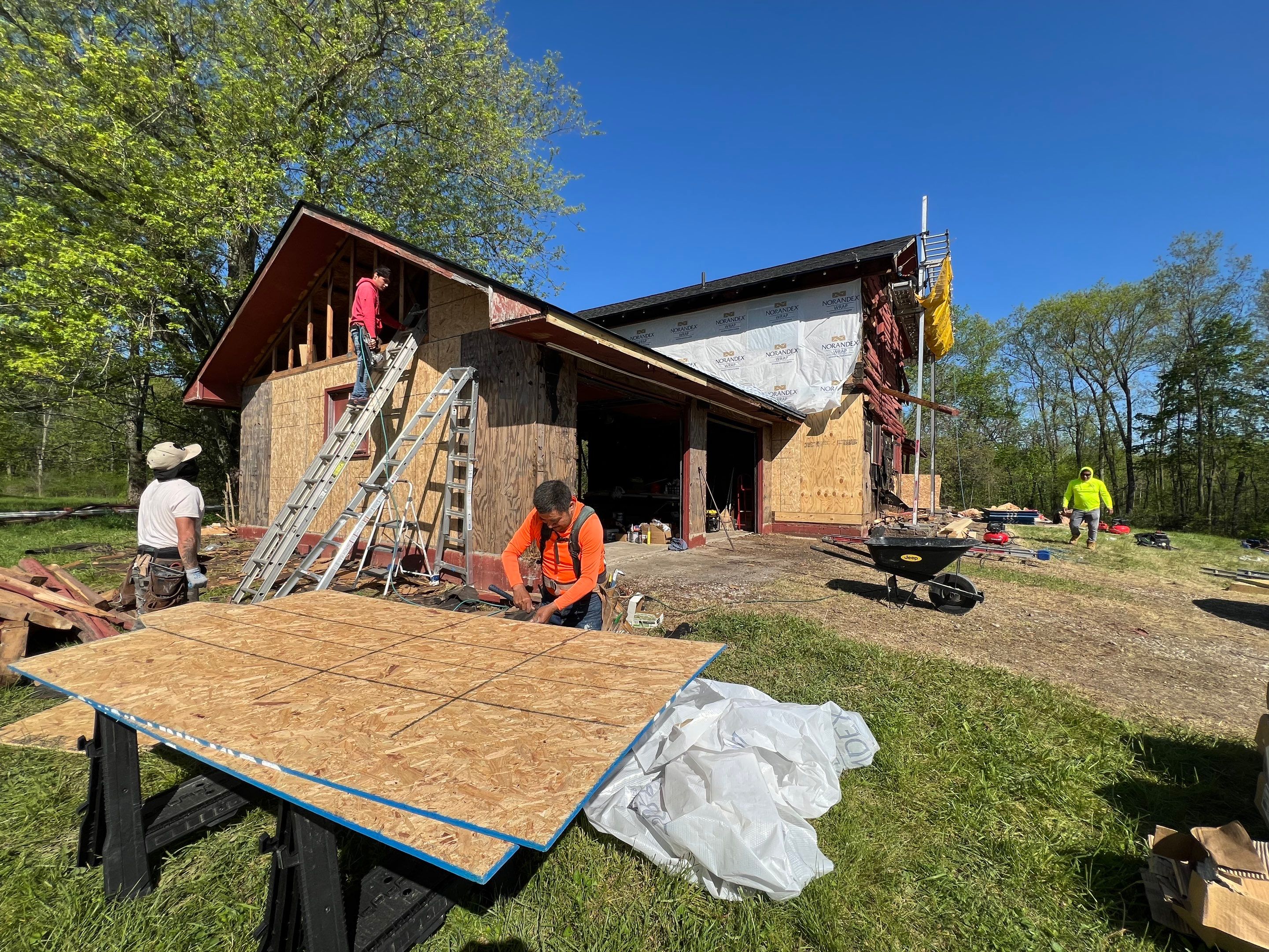 Old Farmhouse Remodel by Columbus Roofing Company