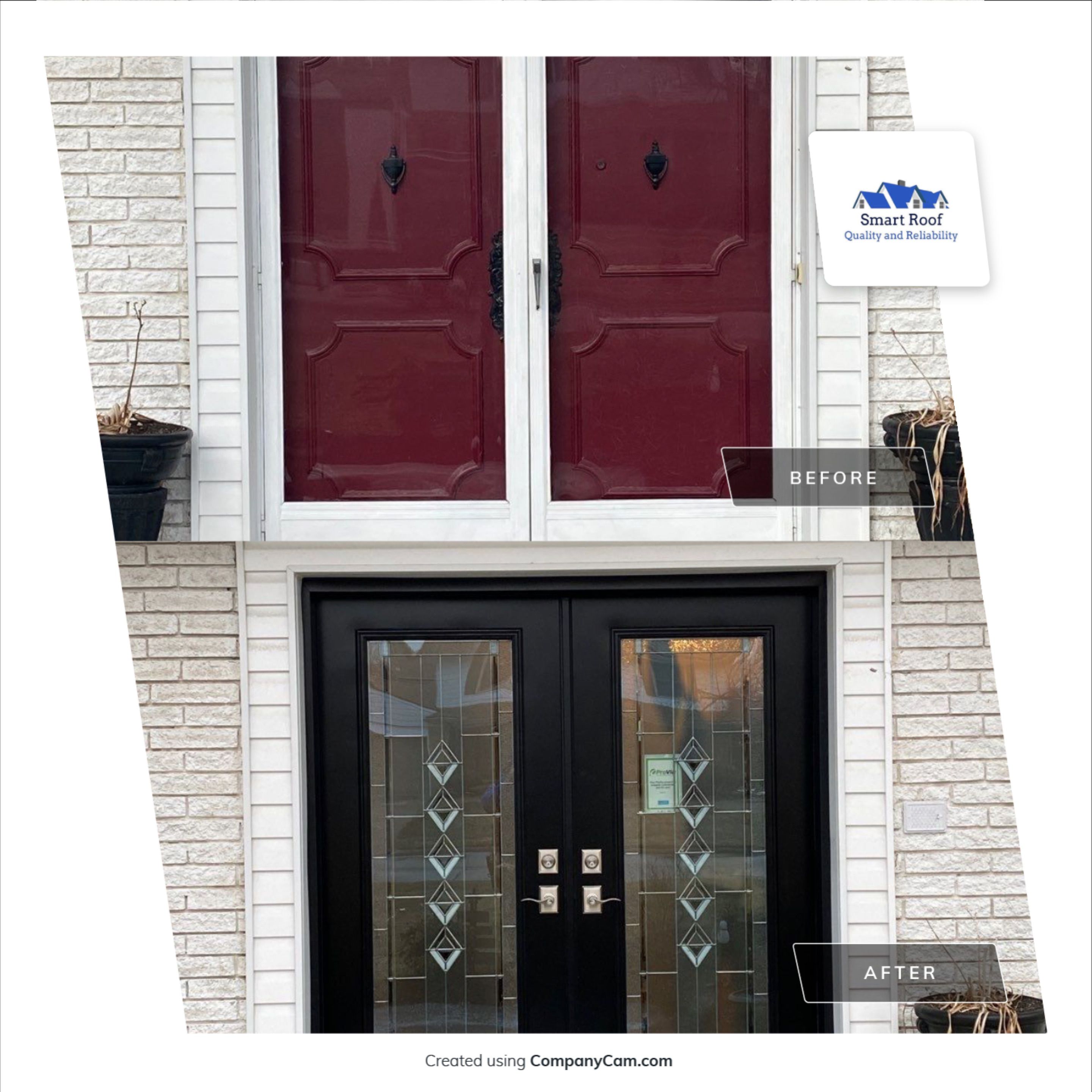 Entry Door using Replace Exterior Door by Smart Roof