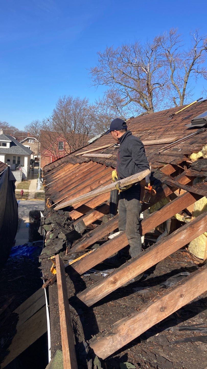 Comprehensive Roof Tear-Off and Exterior Door Installation in Berwyn by Mr Roof & Remodeling Co