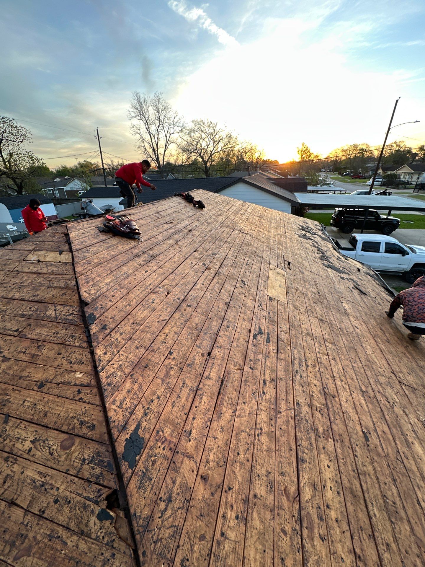 Project in Houston by Motion Roofing
