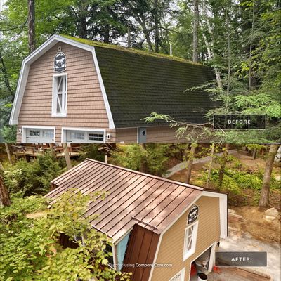 Standing Seam Metal Roof Replacement in Weare, NH – Drexel Roofing System 
