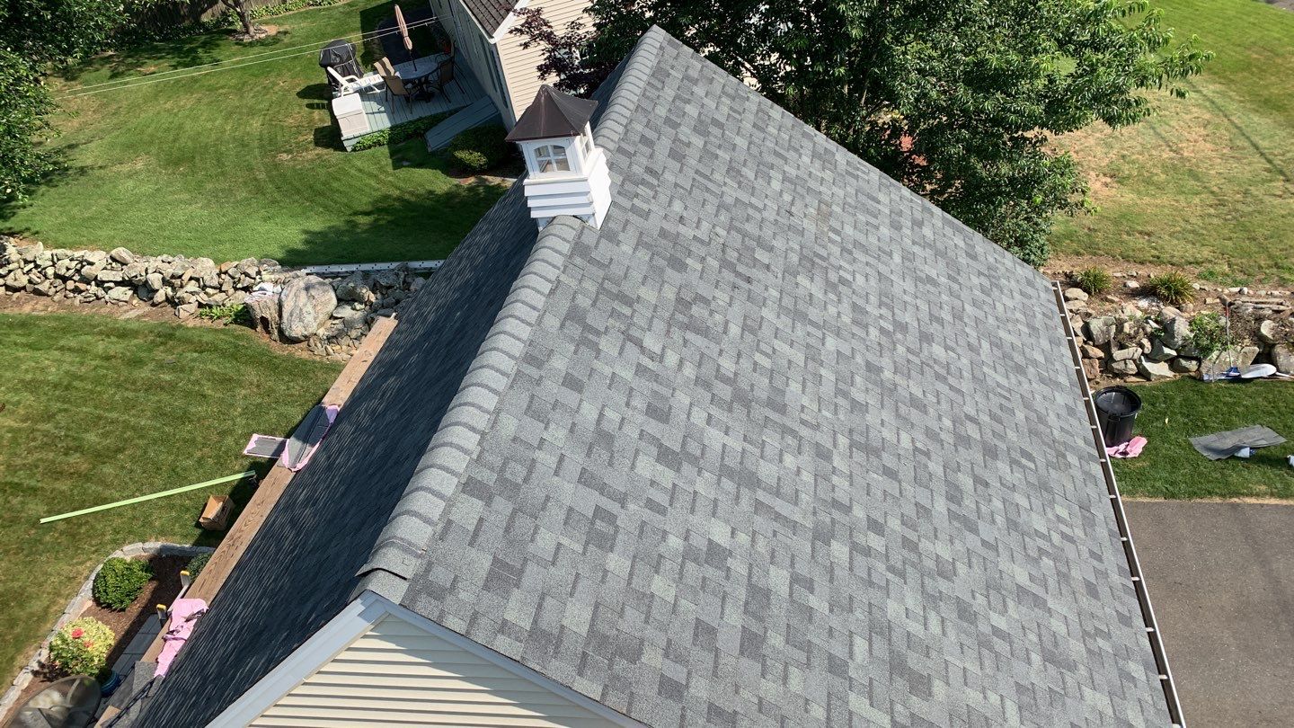 Residential Roofing Installation using Owens Corning TruDefinition & Certainteed Cedar Impressions Pacific Blue by A Plus Exterior