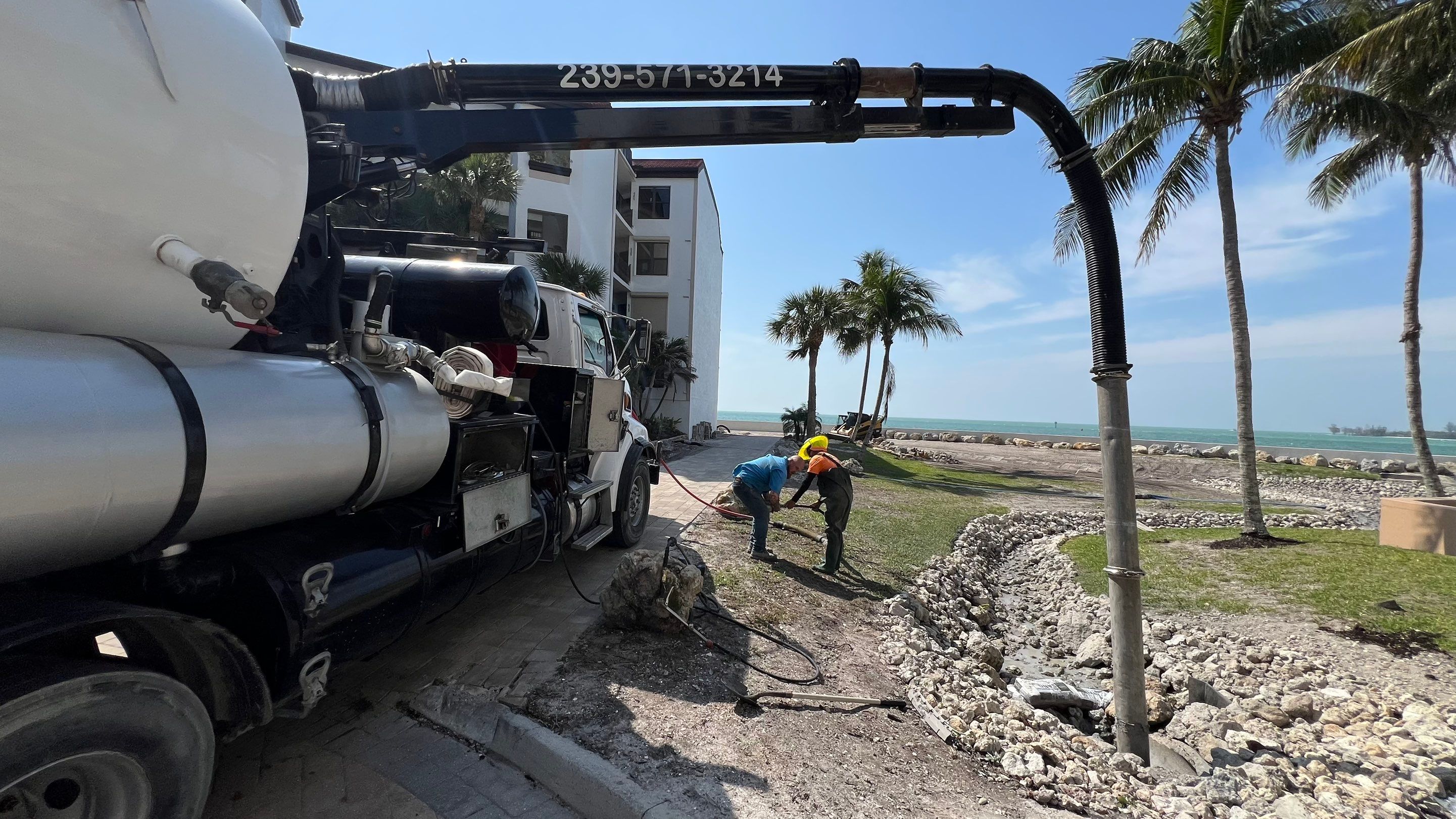 Condo Parking Garage Cleanup and Stormwater System Maintenance by APS Power & Water