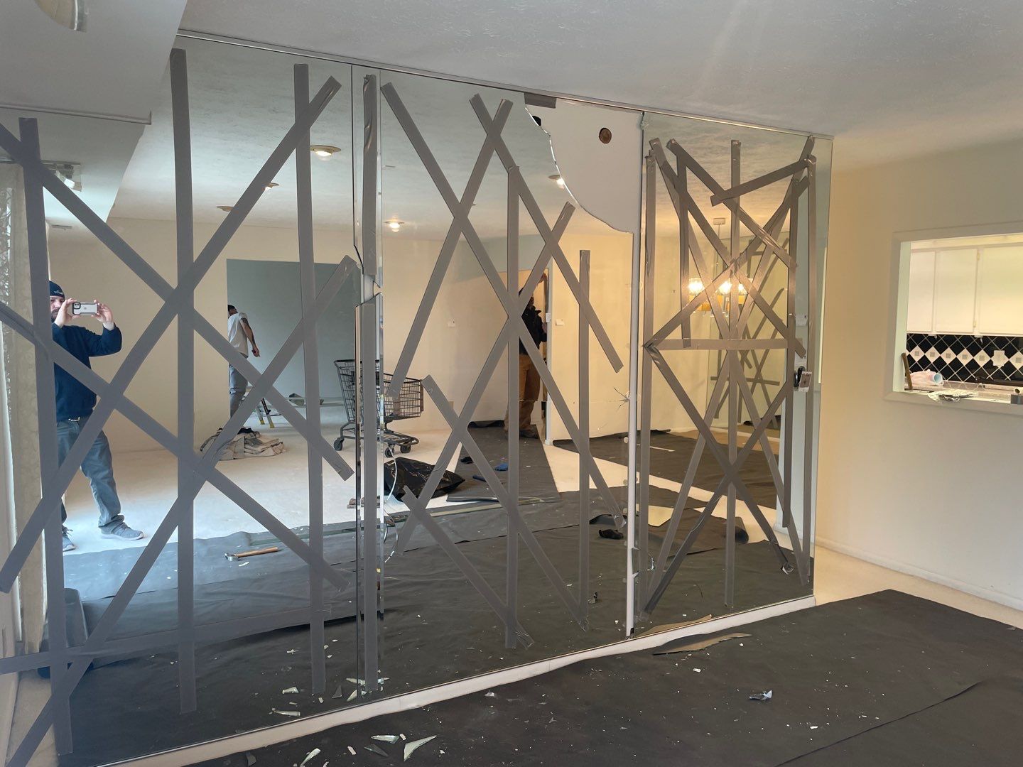 Swirski mirror removal by Best Buy Painting