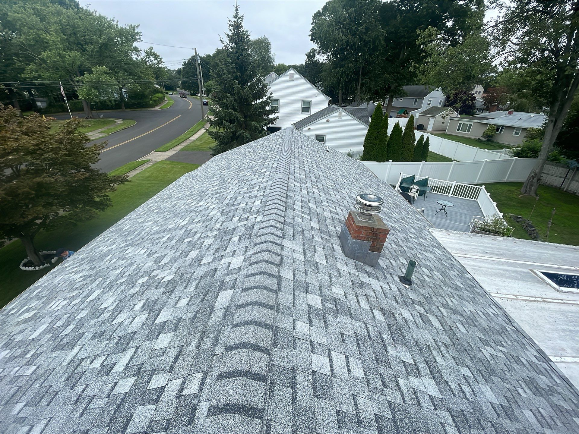 Residential Roofing Installation using Owens Corning TruDefinition Sierra Gray by A Plus Exterior