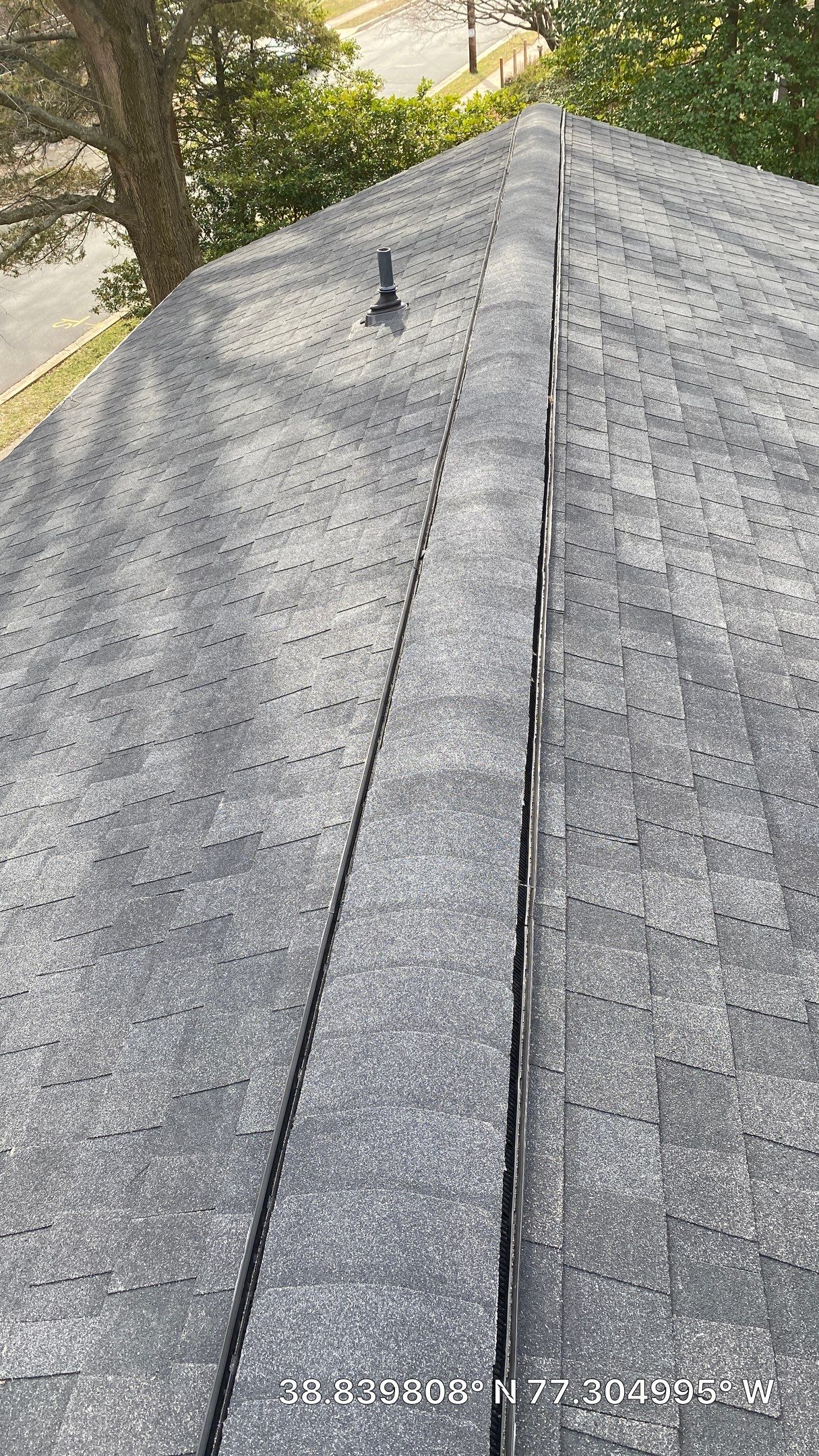 Fairfax: CertainTeed Landmark Pro Designer Shingles in Max Def Charcoal Black by RM Banning, Inc.