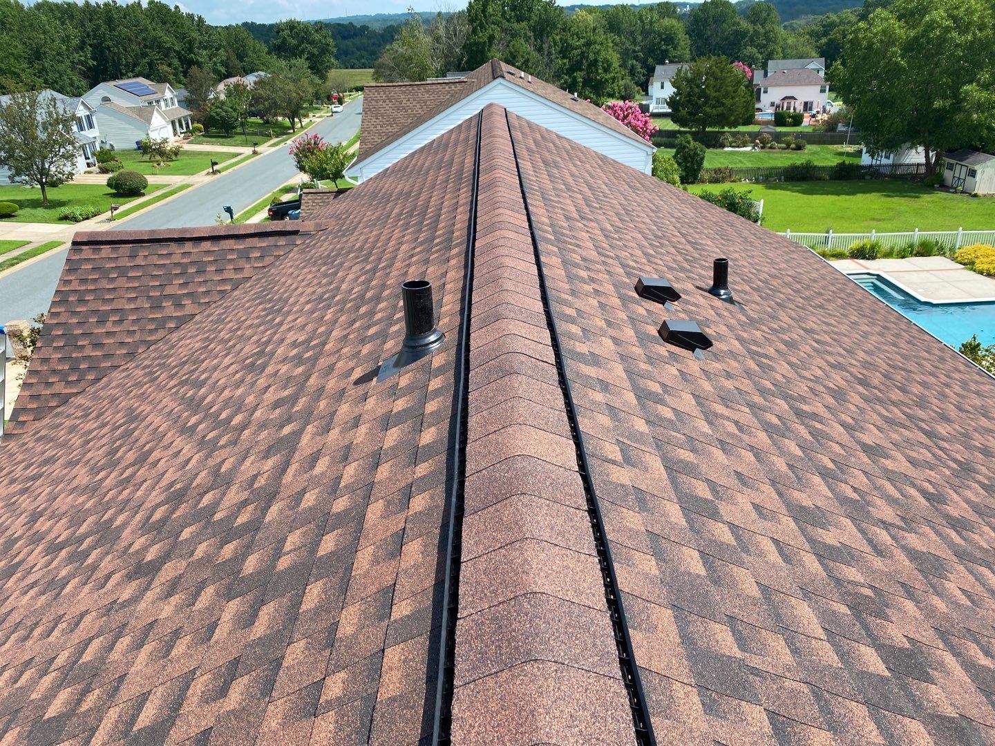 Residential Roofing Installation using  GAF Timberline HDZ Series Shingles by Roof Right Inc