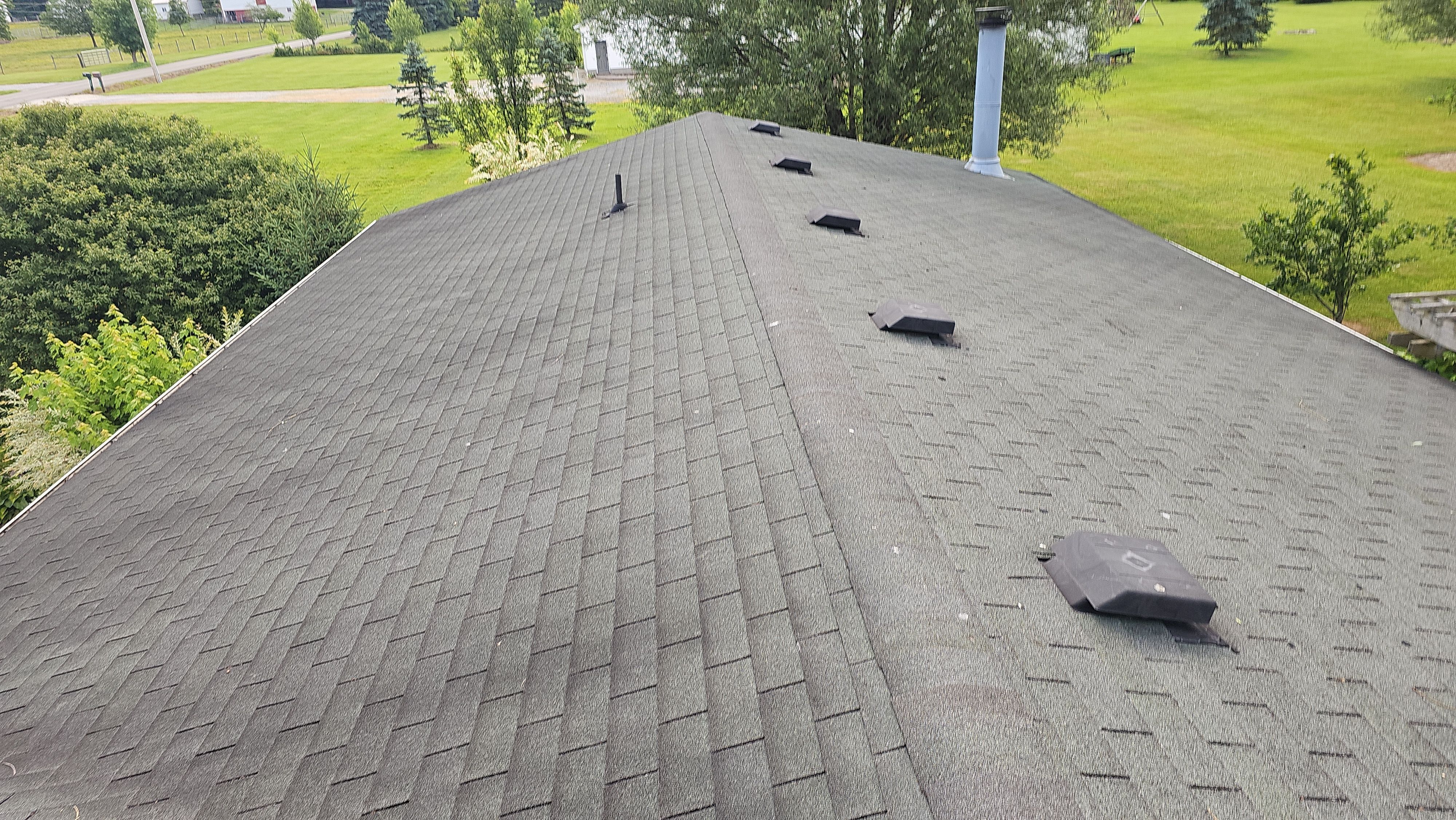 Atlas Pinnacle, Color, Burnt Hickory, Drip Edge, Color, Royal Brown by Eagle Eye Roofing