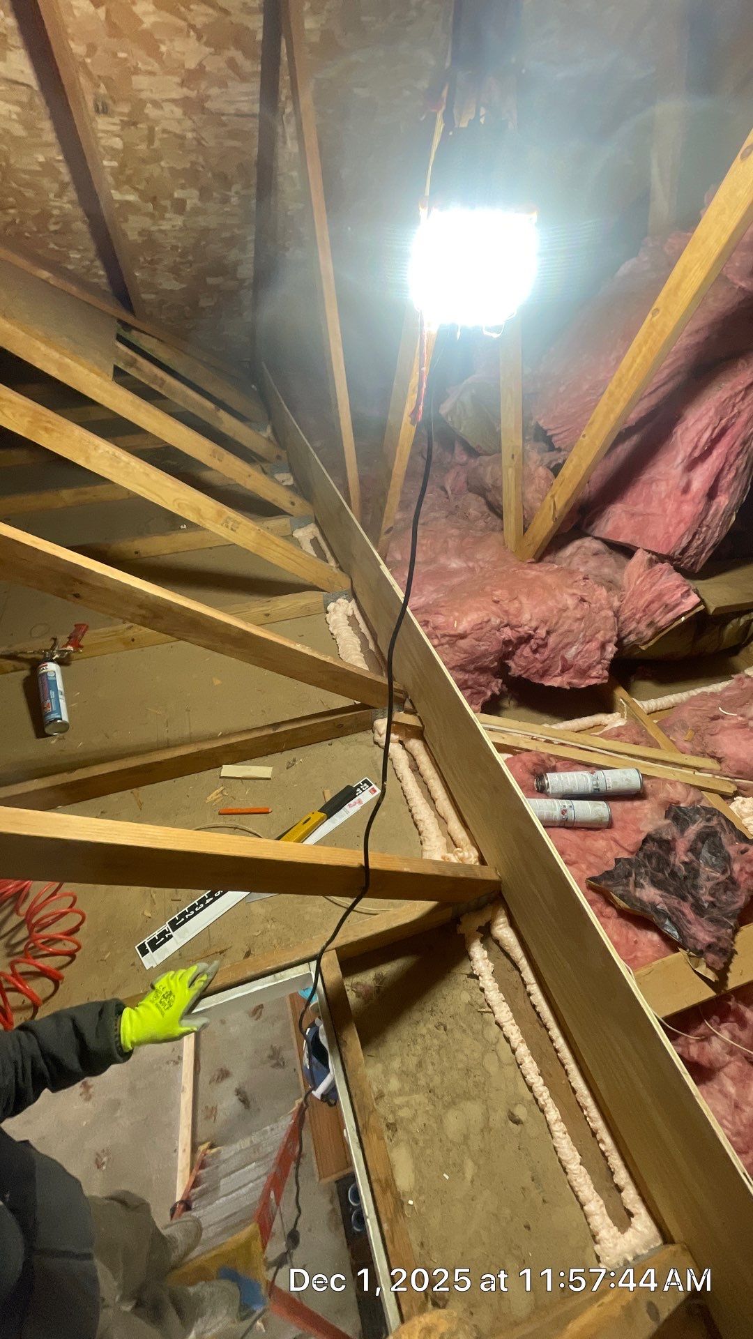 Project in Clifton, VA by Founders Insulation