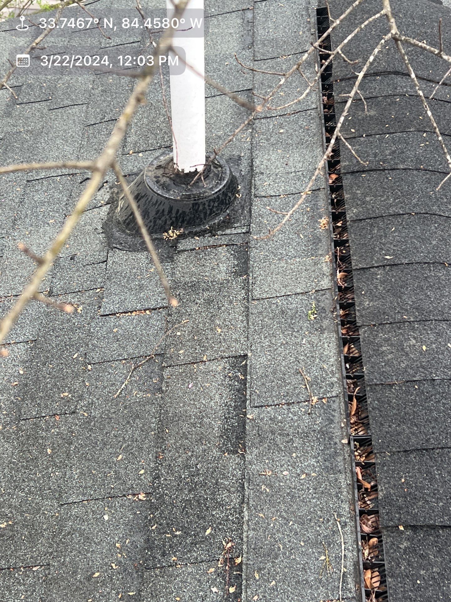 Gutter Cleaning using brown bags by Roof Bullies