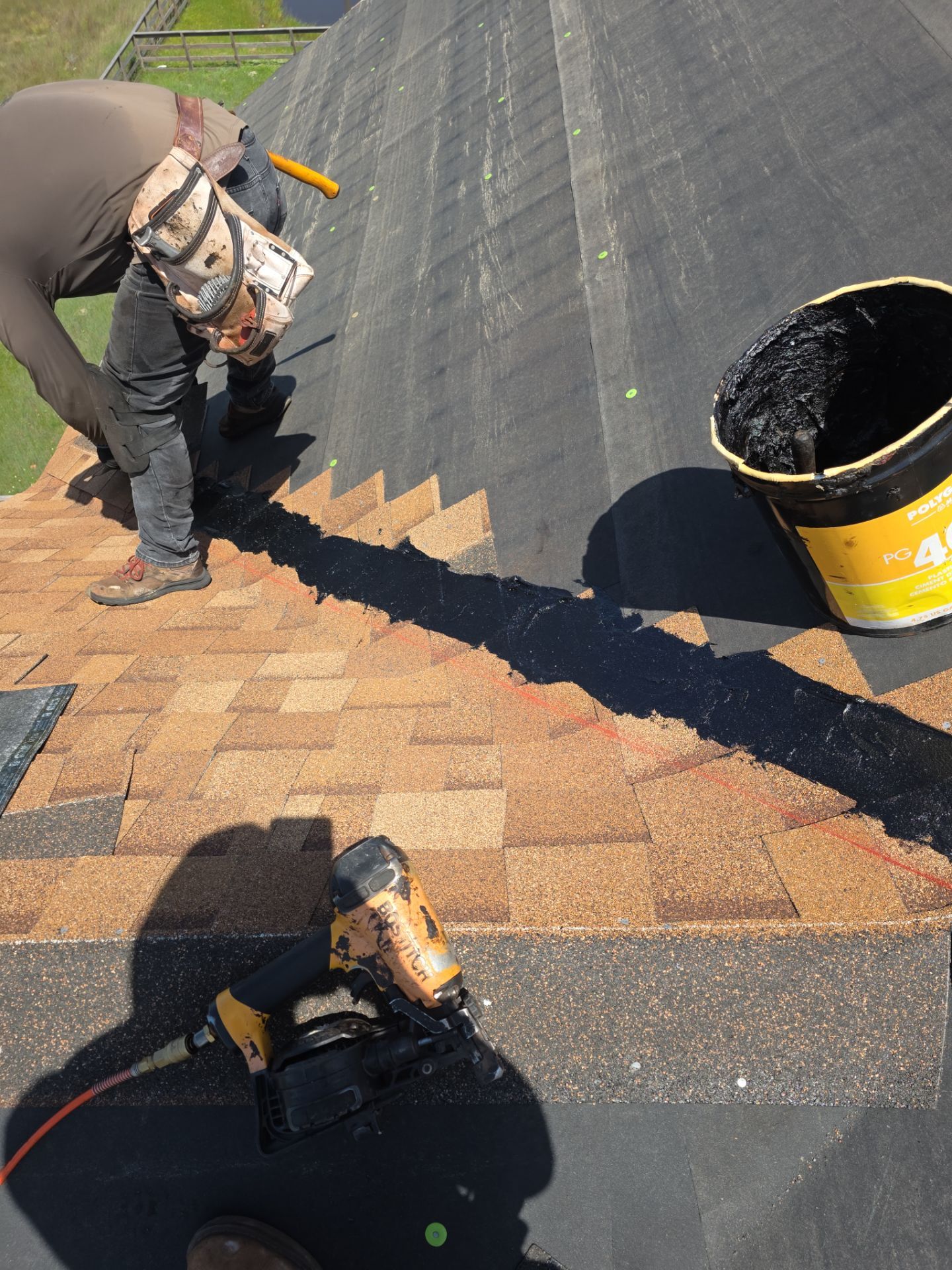 We Aint Scared of heights  by Bayfront Roofing and Construction