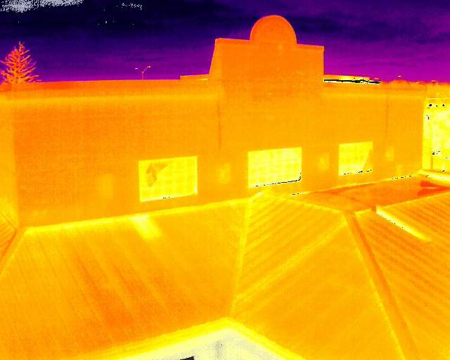 Commercial Roofing Inspection using Thermal Imaging Drone  by Stendahl Services