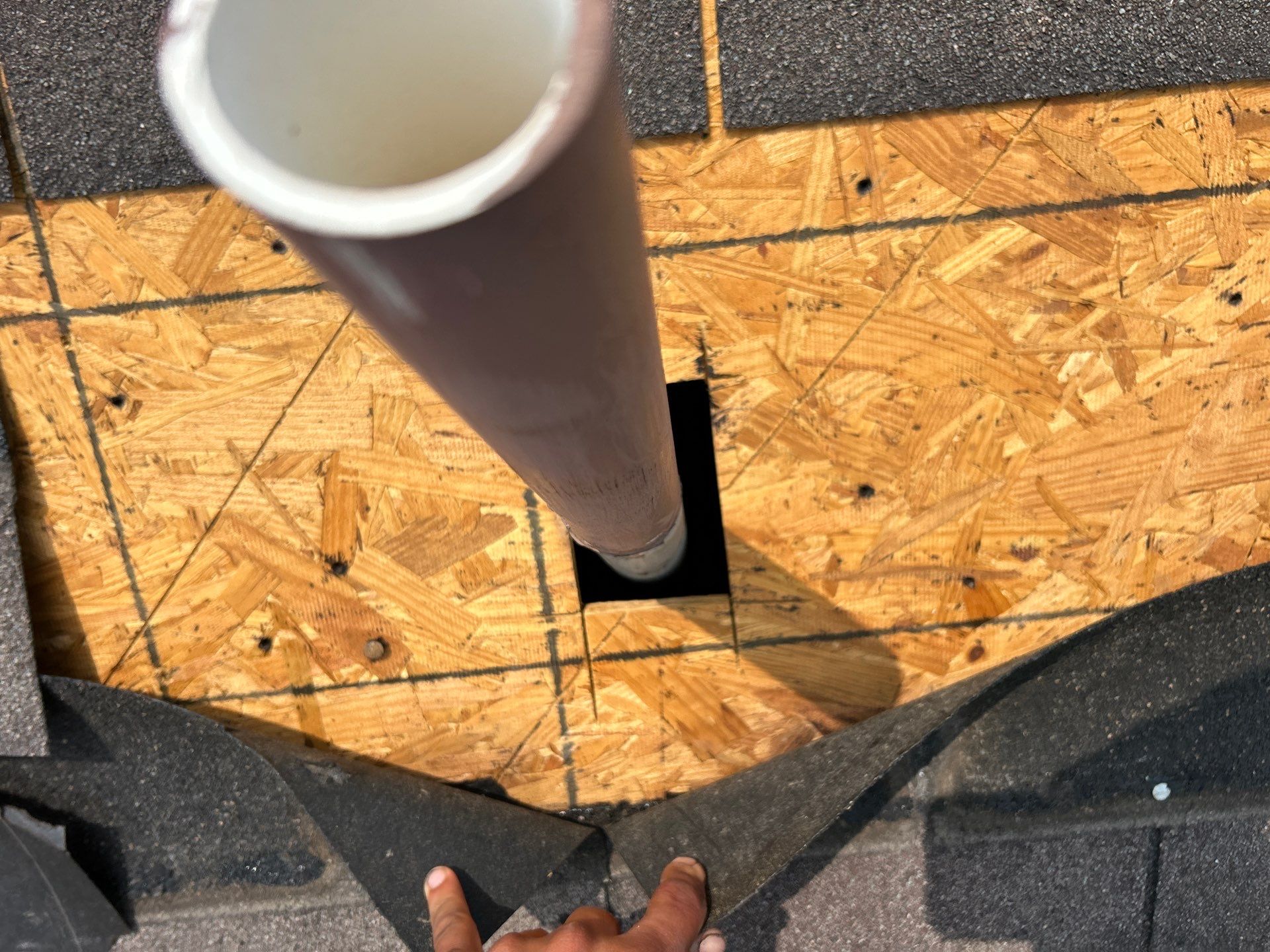 Hail Damage using Owen's Corning Duration (Lifetime) Shingles by Roof Repair Company