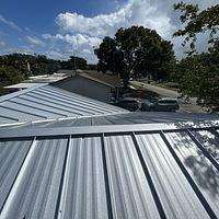 24ga 1.5" Mechanical Seam Mill Finish by Total Roofing System The Metal Roof Experts