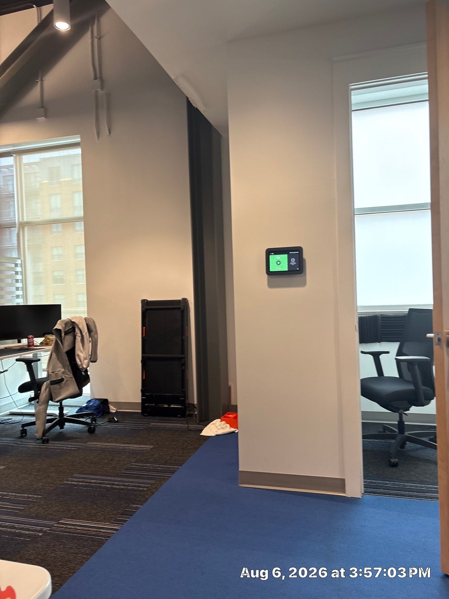 Modern Lincoln Office Build-Out Featuring Custom Slat Partitions by CompanyCam Sales Demo