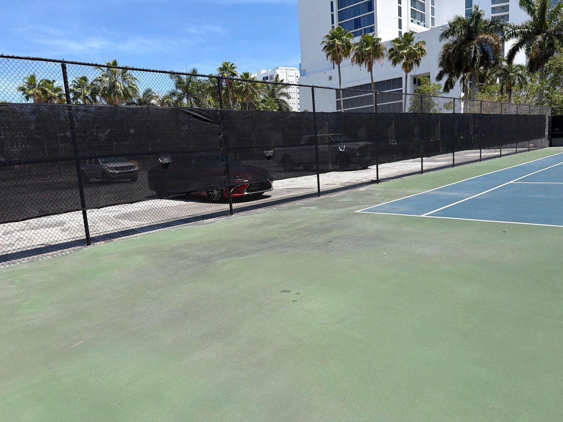 Ritz Carlton Tennsi Court Repairs by Asap fence and gates, LLC