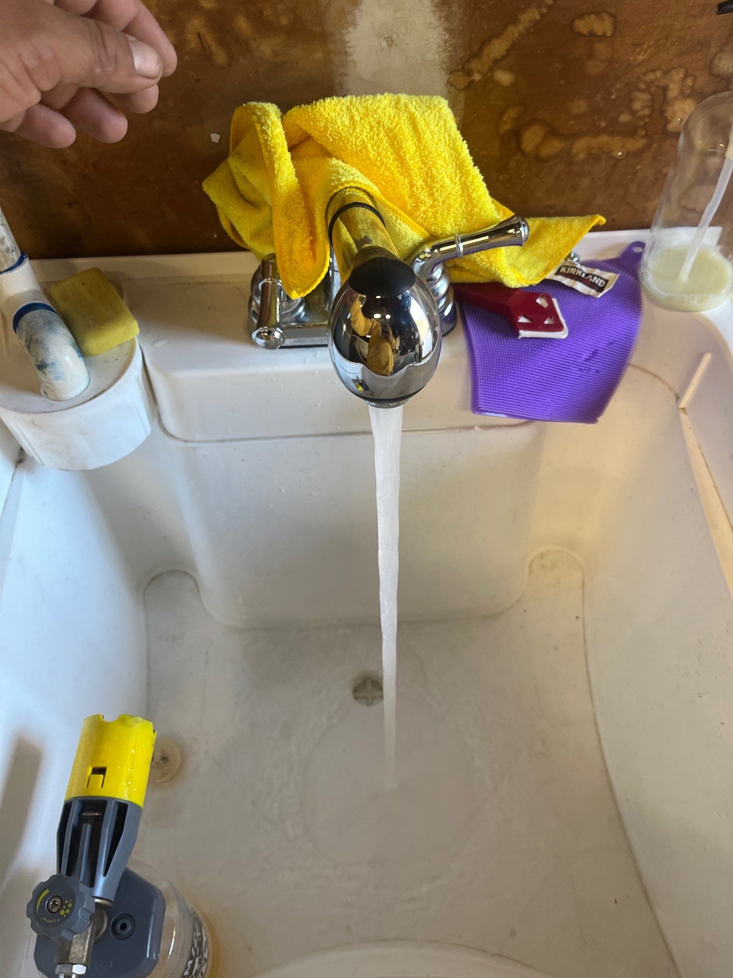 Scope of Work: Installation of Shower, Toilet, Sink, Fixtures, Pipes, and Seals by Us Plumbing