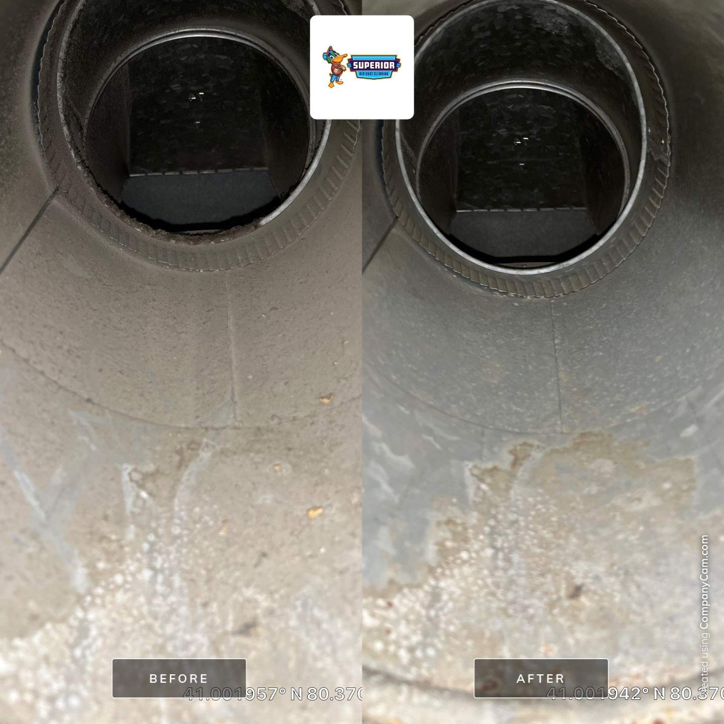 Air Duct Cleaning With a Vacuum Truck in New Castle, PA by Superior Air Duct Cleaning