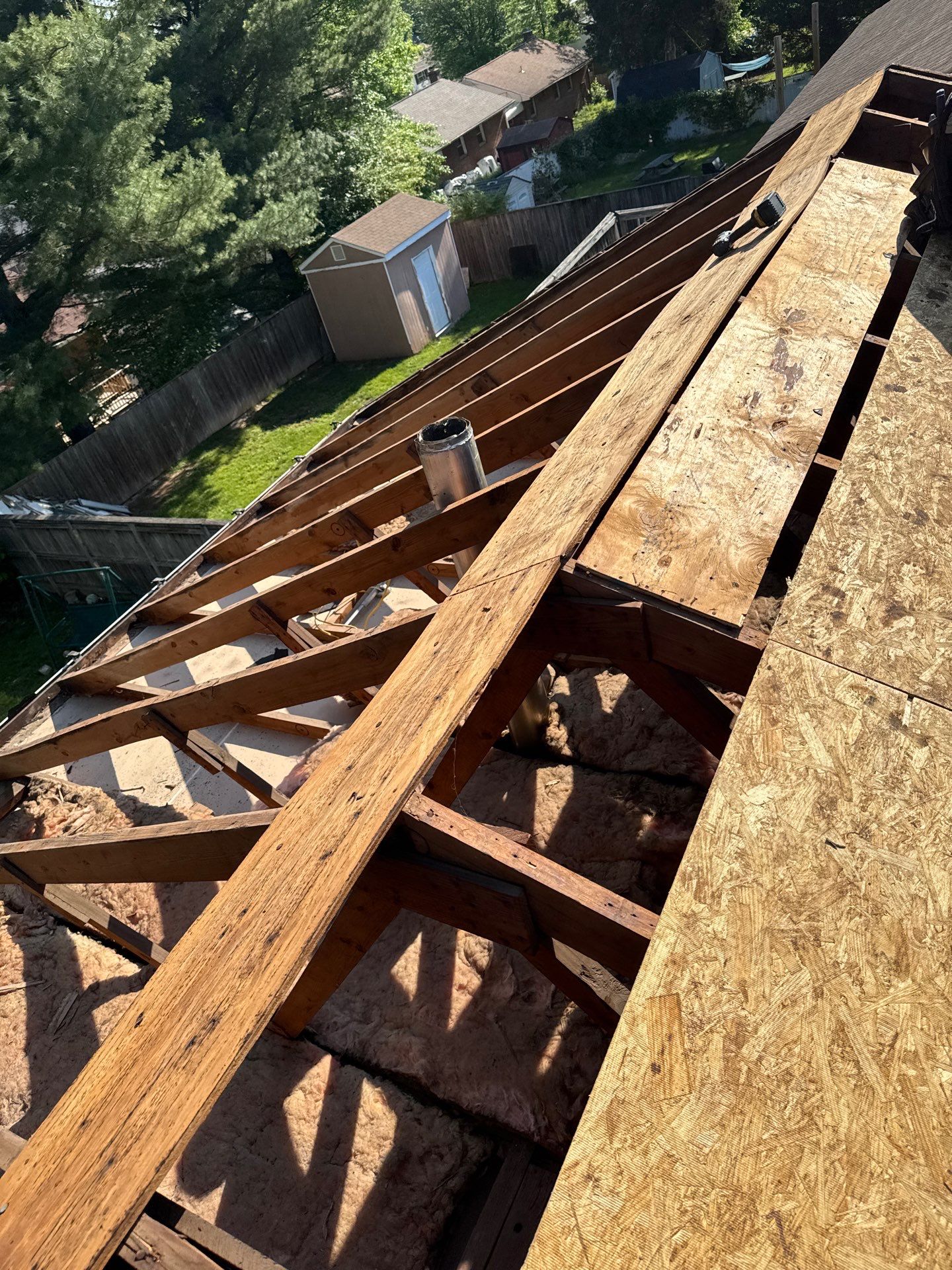 Residential Roofing Installation using GAF HDZ SHINGLES by La Bendicion Contruction Llc