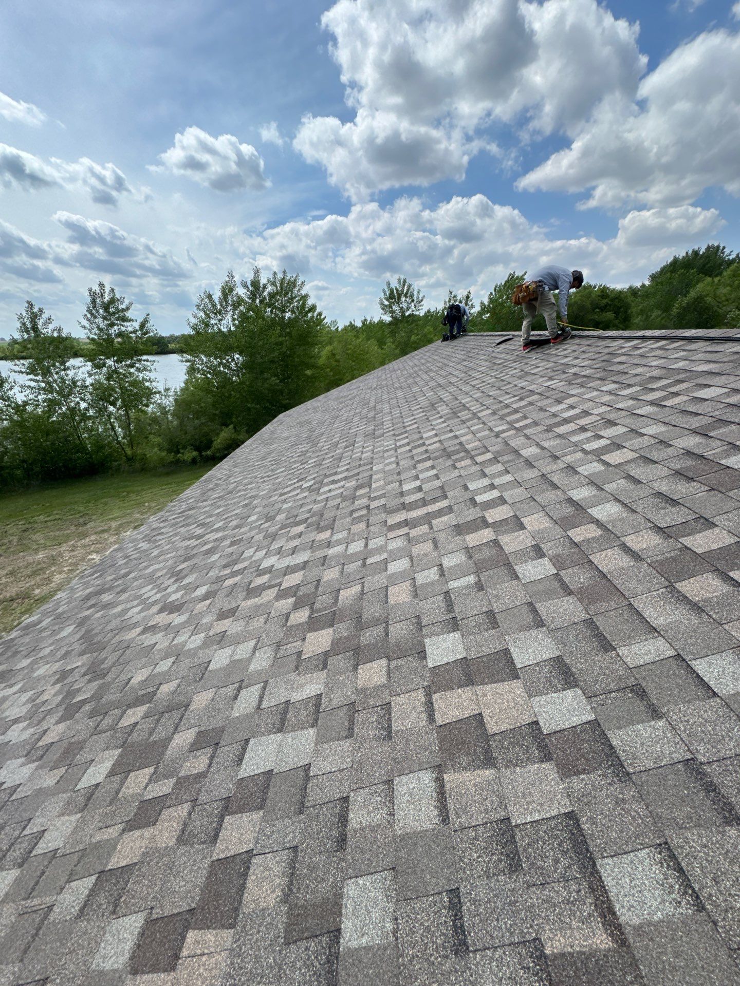 Titan XT Architectural Shingle Roof Installation in Wisner by Crows Roofing LLC