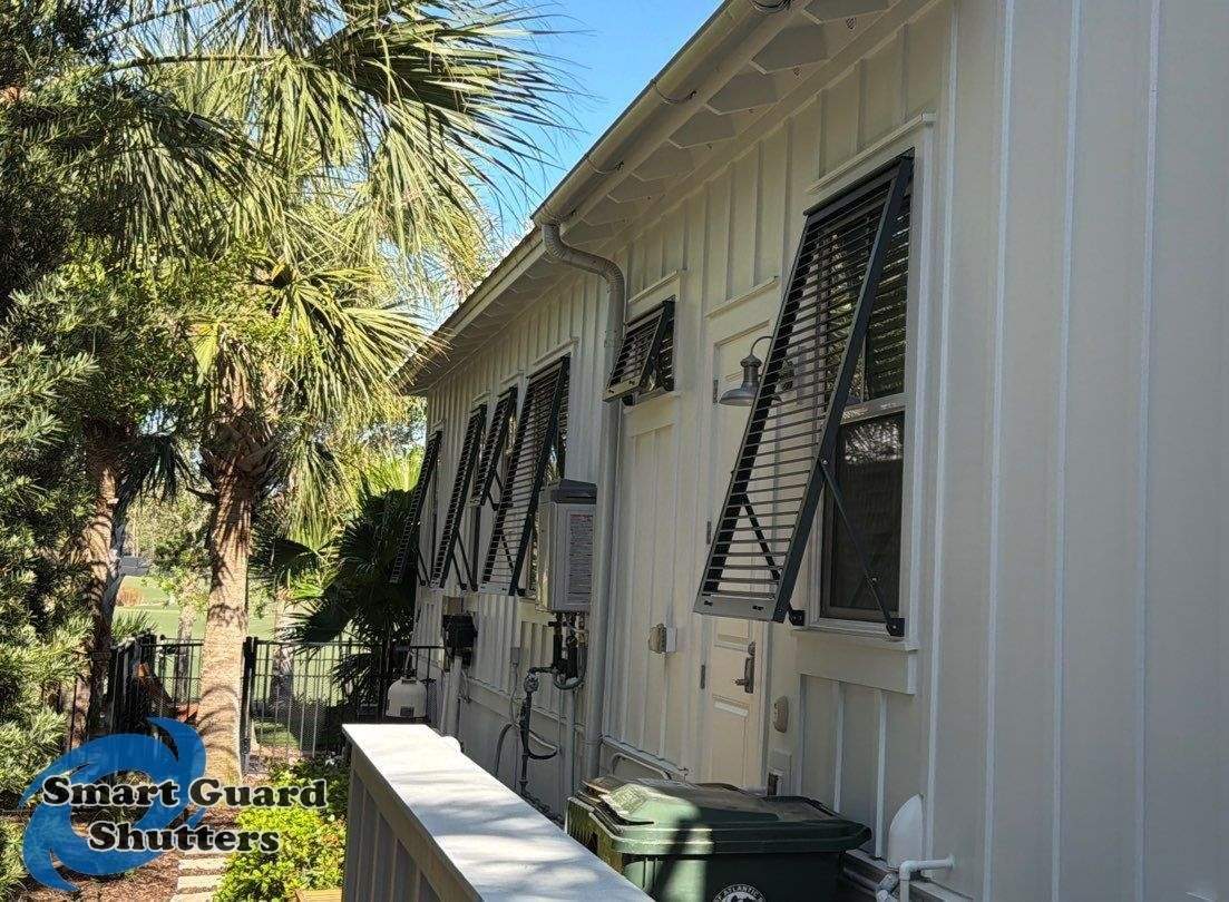 Impact Bahamas in Matte Anthracite Grey by Smart Guard Shutters