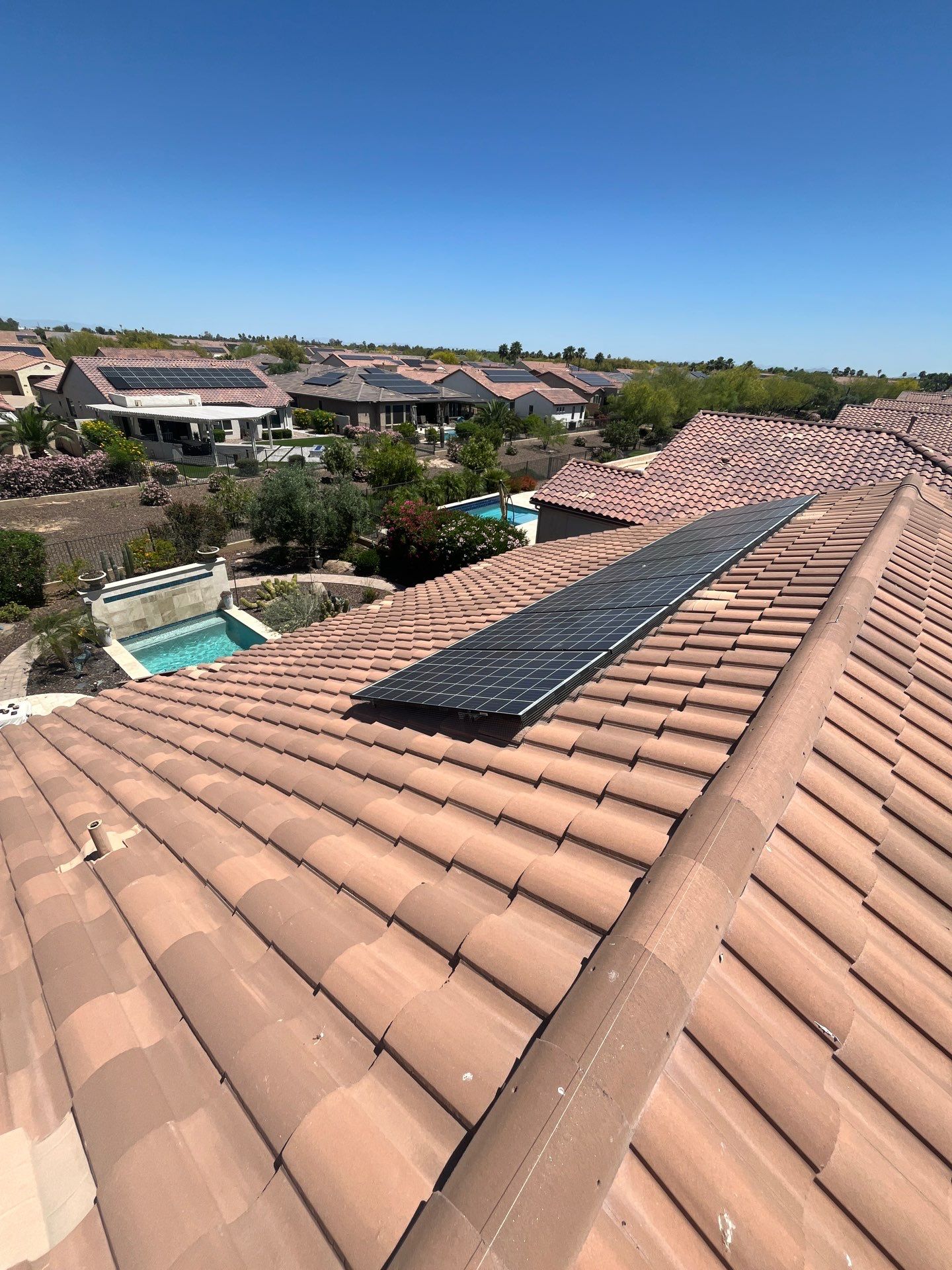 Adobe Clay Concrete Tile by Reimagine Roofing