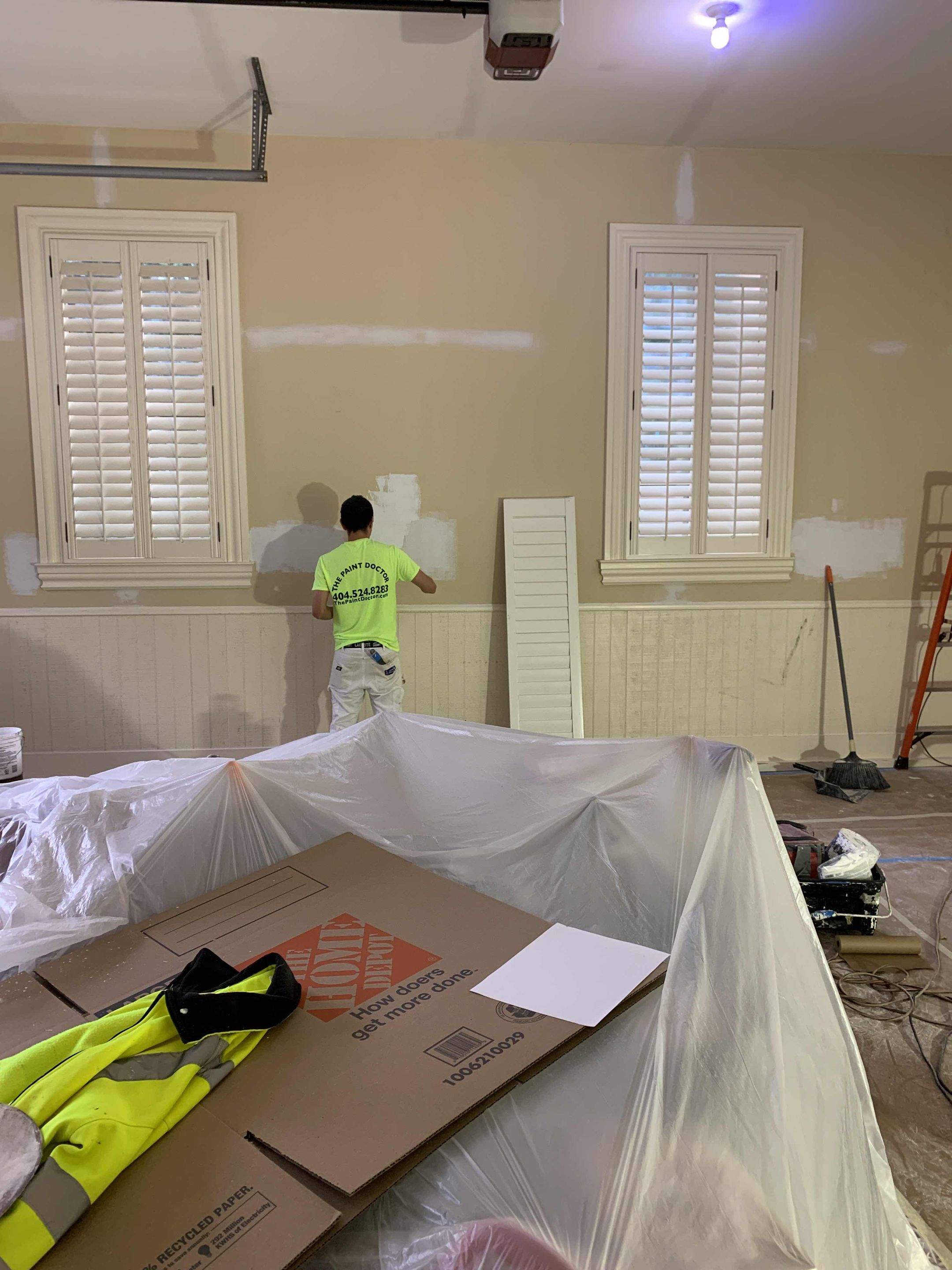 From Dark to Dazzling: A Bright White Home Transformation by Atlanta's Paint Doctor