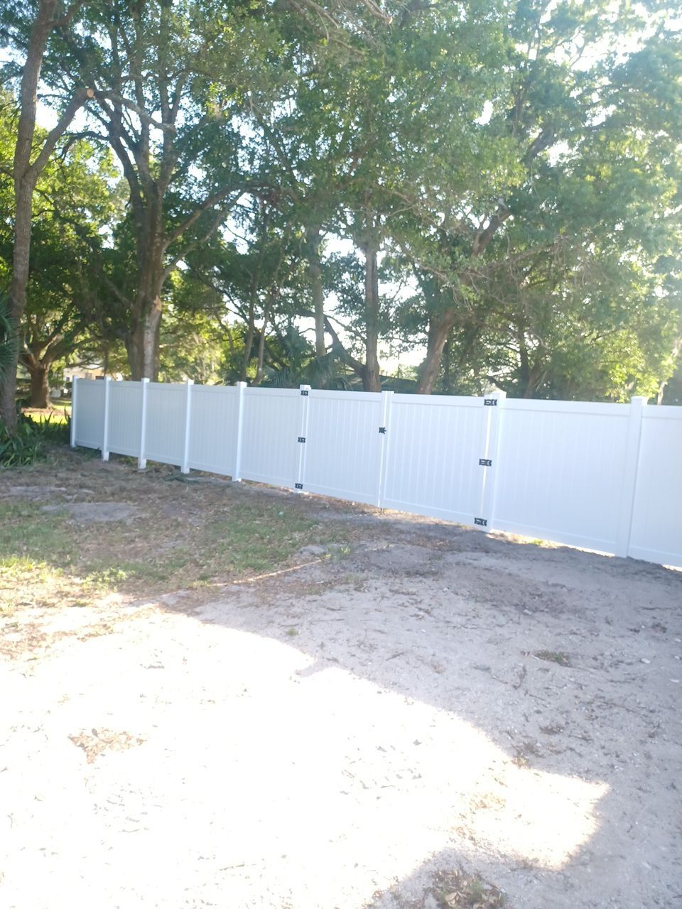 Bradenton, FL 6ft. Tall White Vinyl Privacy Fence by Asap fence and gates, LLC