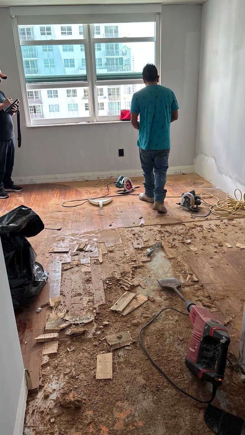 Miami Condo Unit Renovation by The Goat Contractor ( Giampri Corp)