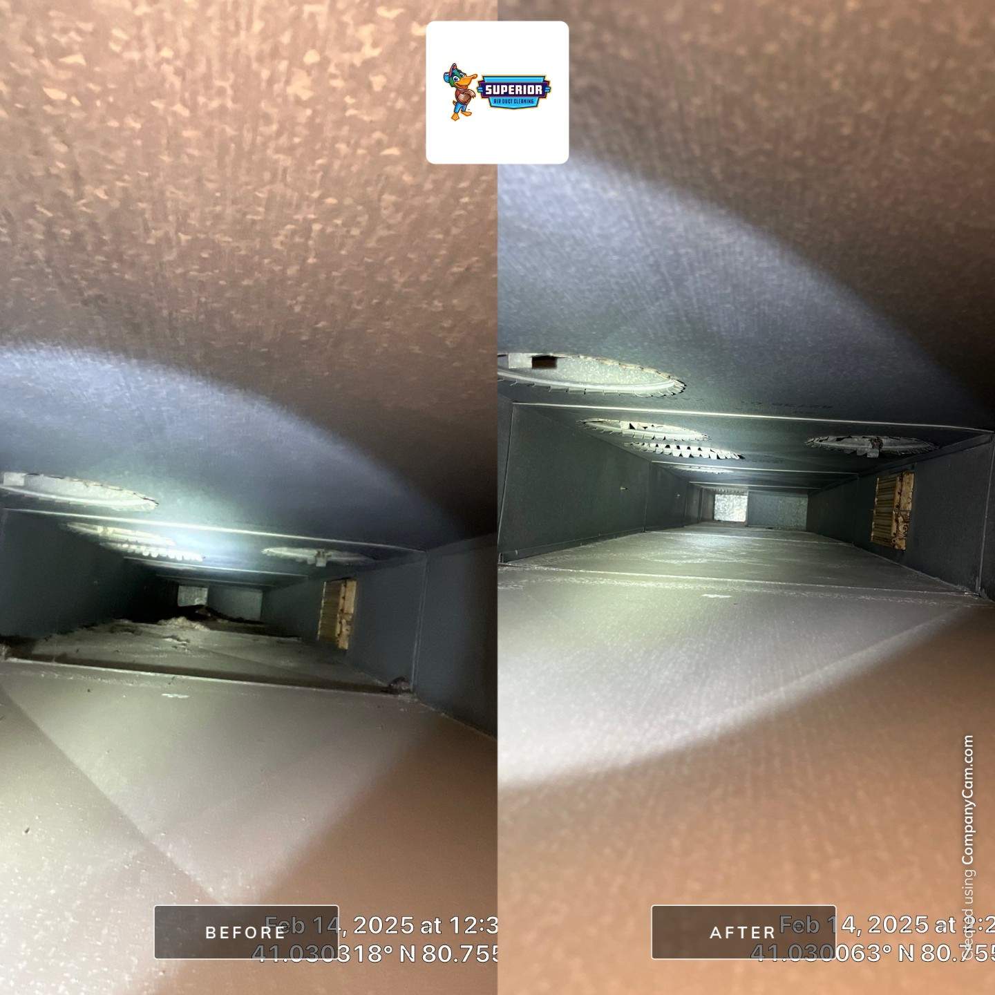 Air Duct Cleaning With a Vacuum Truck in Canfield, OH by Superior Air Duct Cleaning