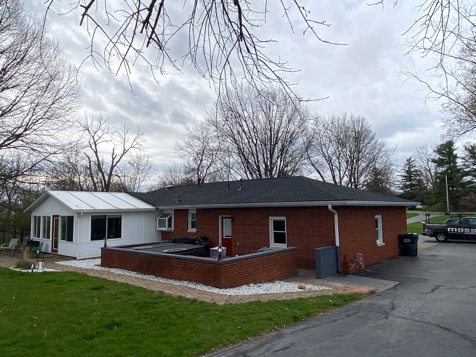 Project in Muncie by Moss Roofing