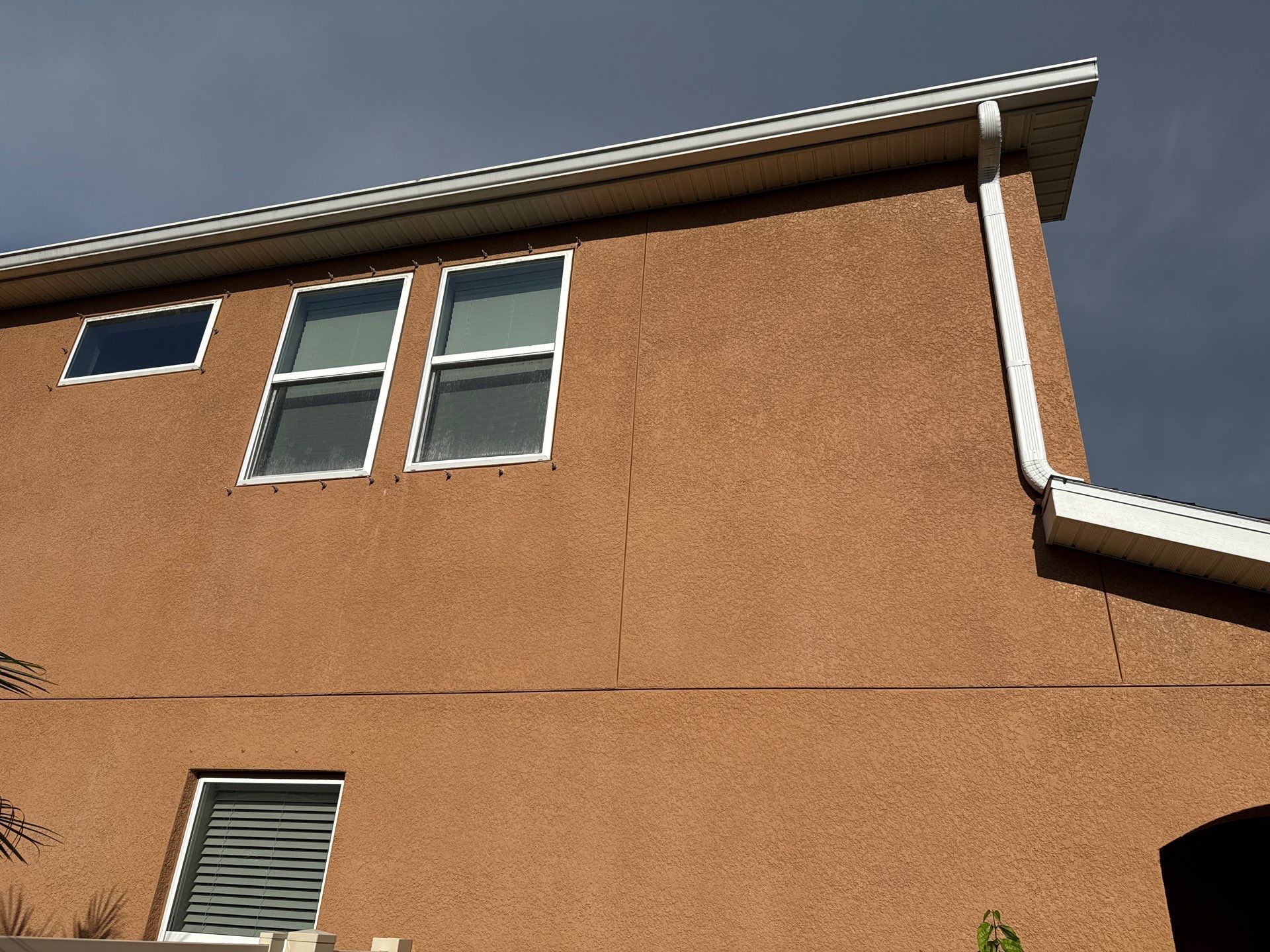 Full Exterior Cleaning – Two-Story House, Gutters, and Fence in Old Mill Preserve, Palmetto, FL by Sunshine AquaWash