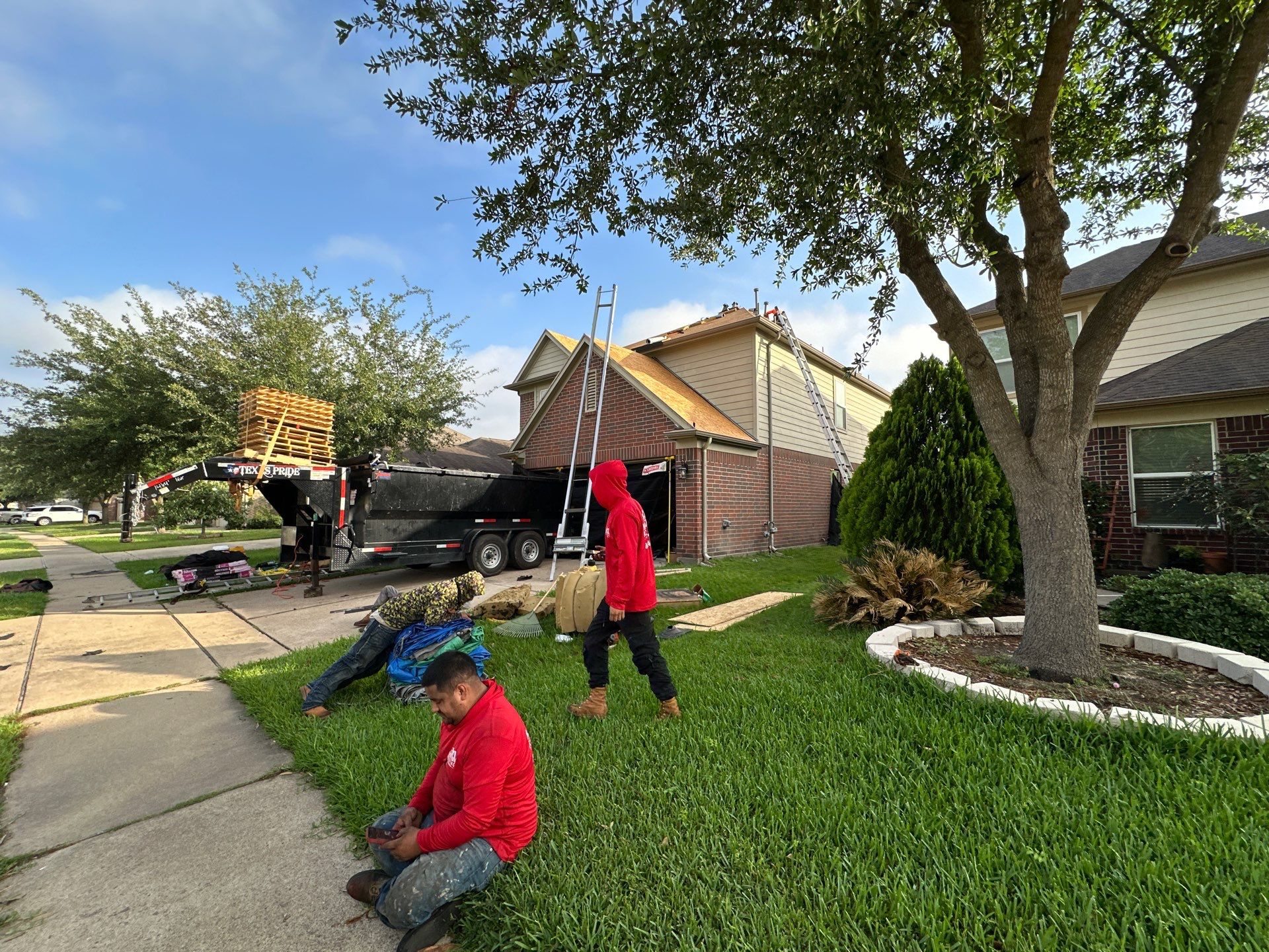Project in Katy by Motion Roofing