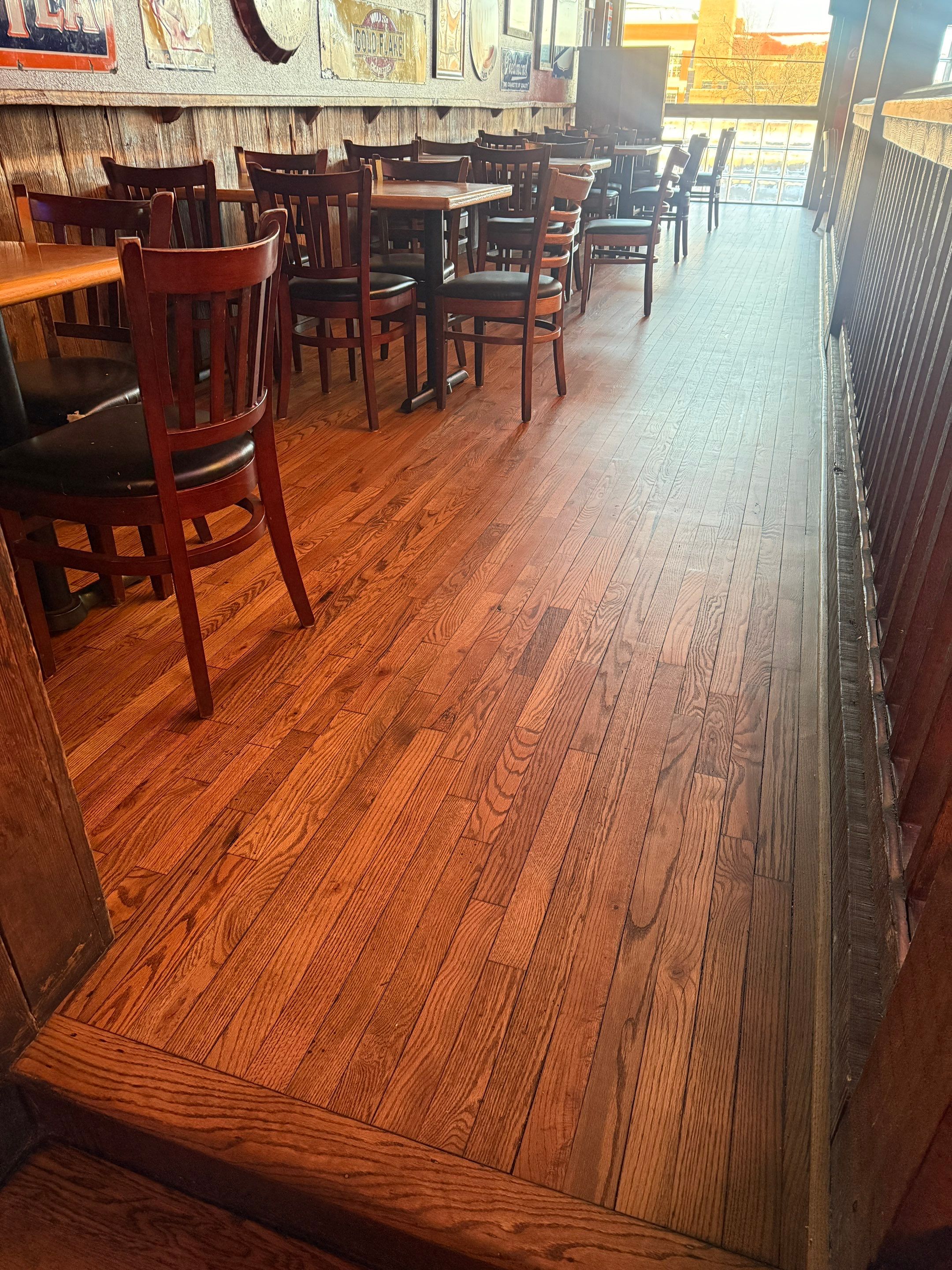 Eskimo Joes Refinish by Precision Flooring and Design