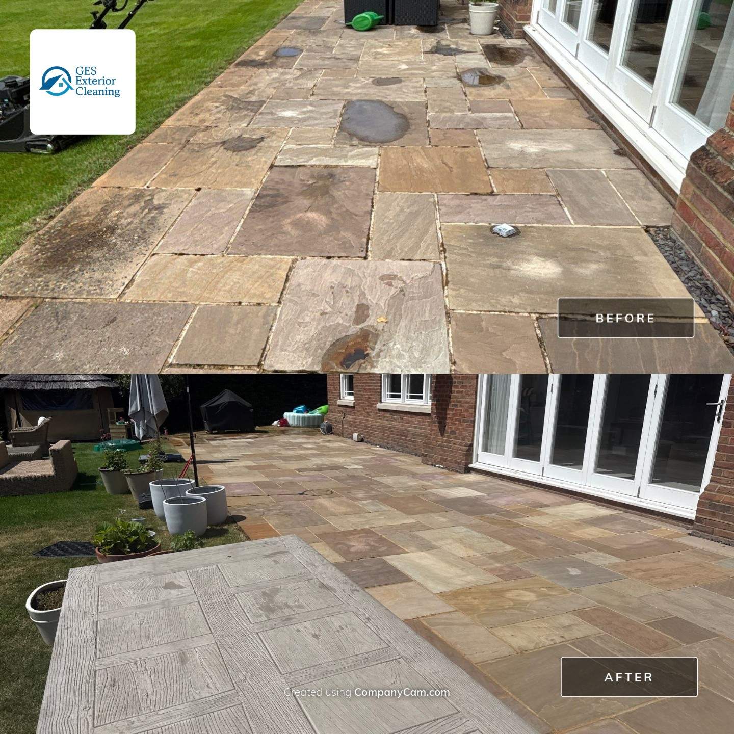 Roof, driveway & patio clean by Ges Exterior Cleaning ltd