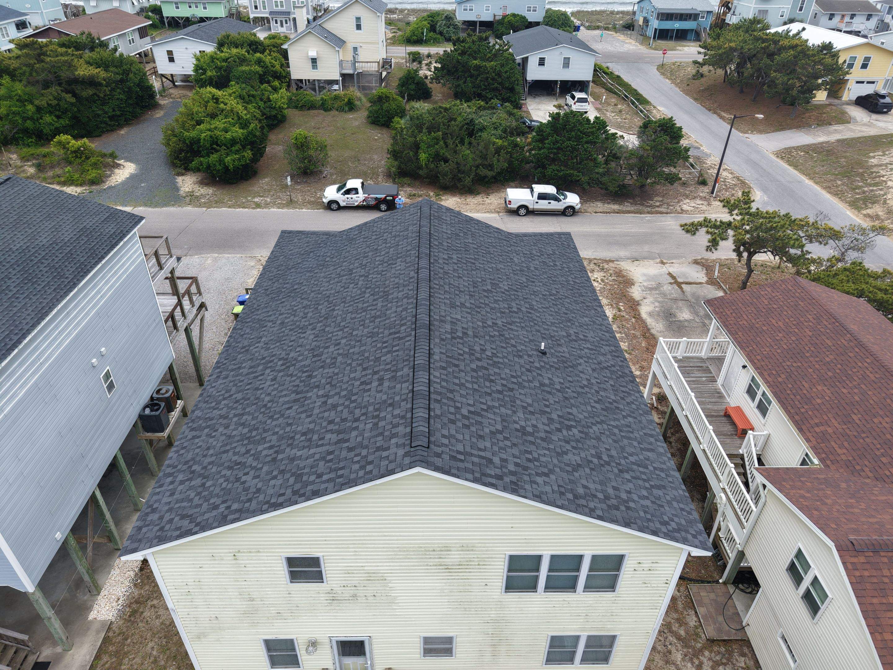 Certainteed Landmark Pro Moire Black Shingle Roof Replacement by Wilmington Roofing Company by RGR Construction and Roofing, LLC