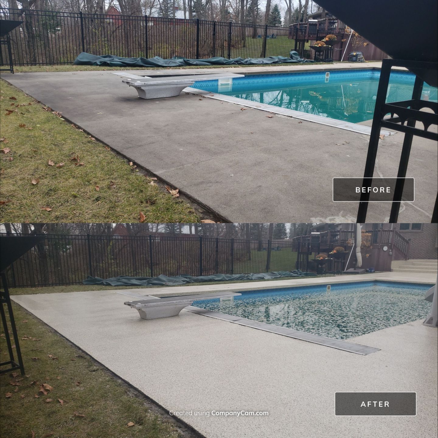 Des Moines Pool Coating by Revival Concrete Coatings