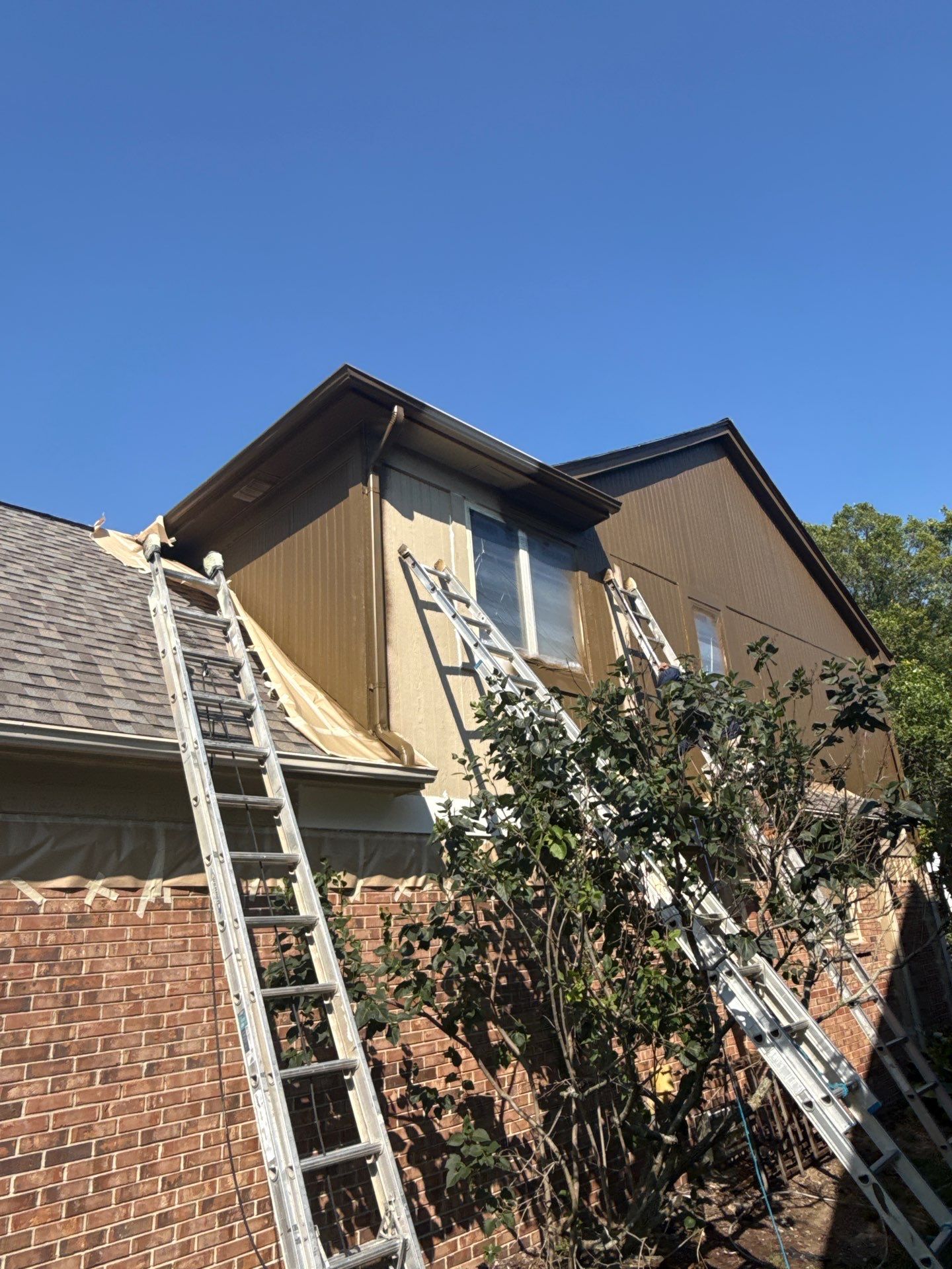 Siding and Wood Trim Repair for Washington Residential Property by Top Shelf Painter