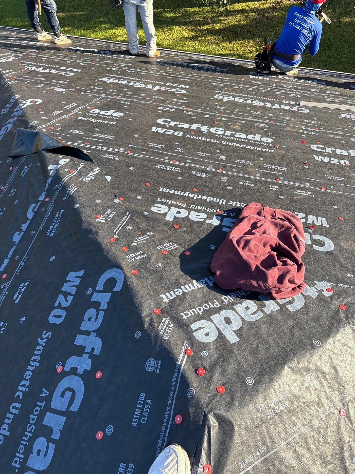 Residential Roofing Installation using Owen's Corning Duration (Lifetime) Shingles by Roof Repair Company