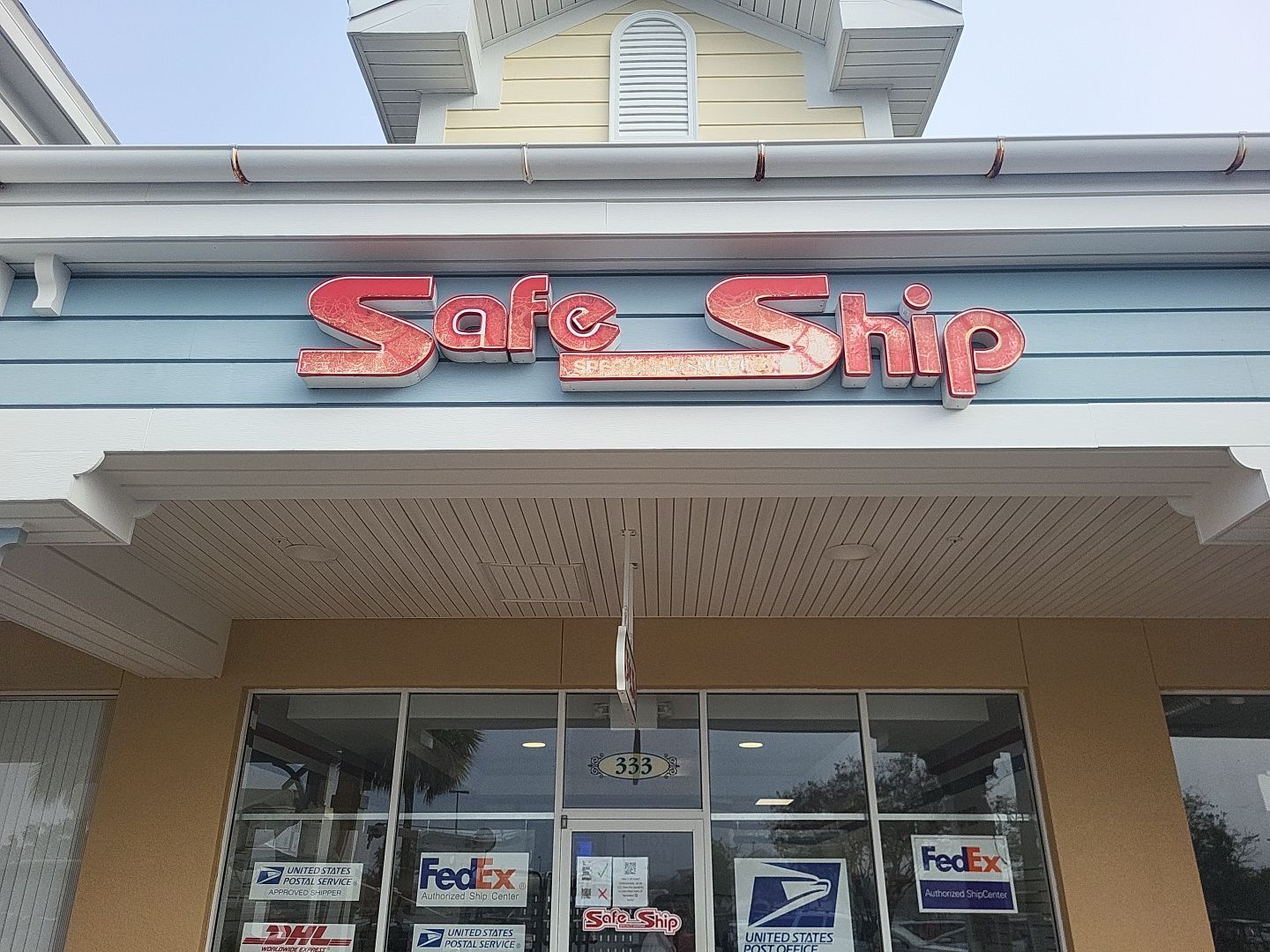Channel Letters for Safe Ship by SignCrafters